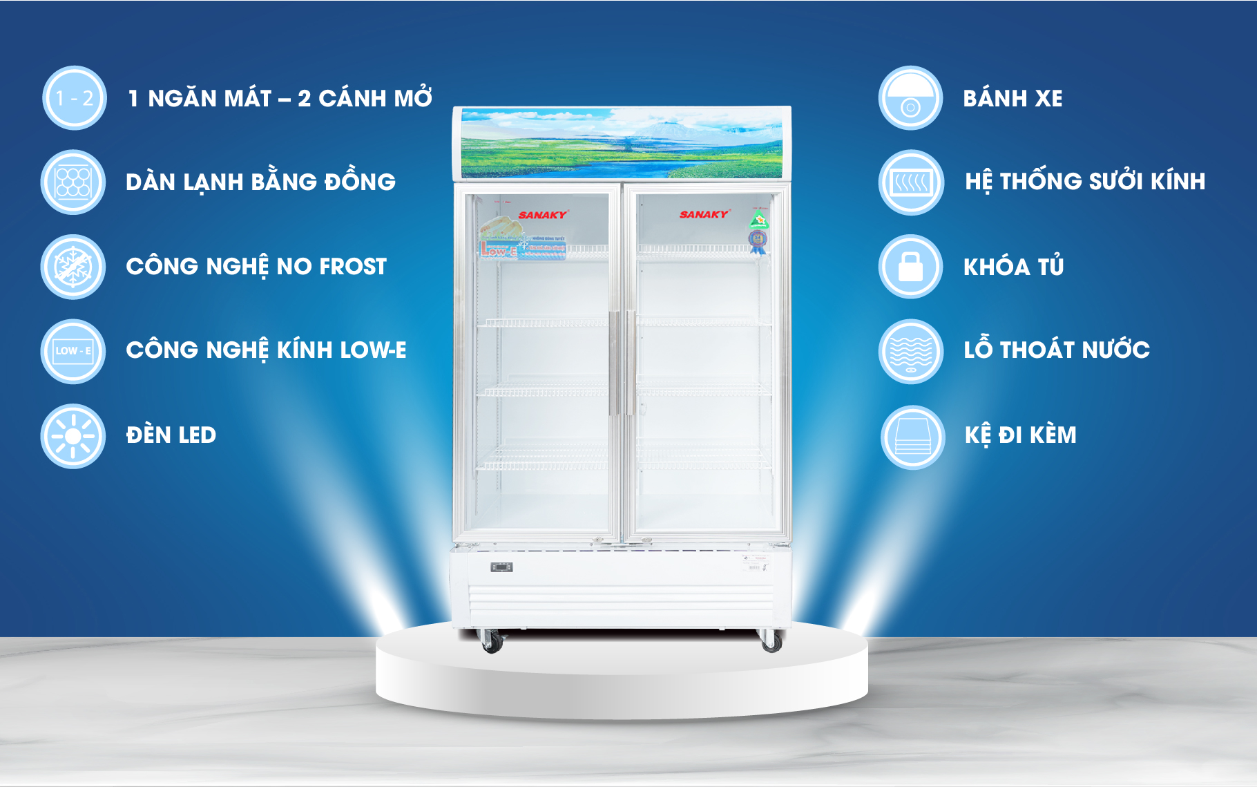 Tủ Mát Sanaky VH-6009HP