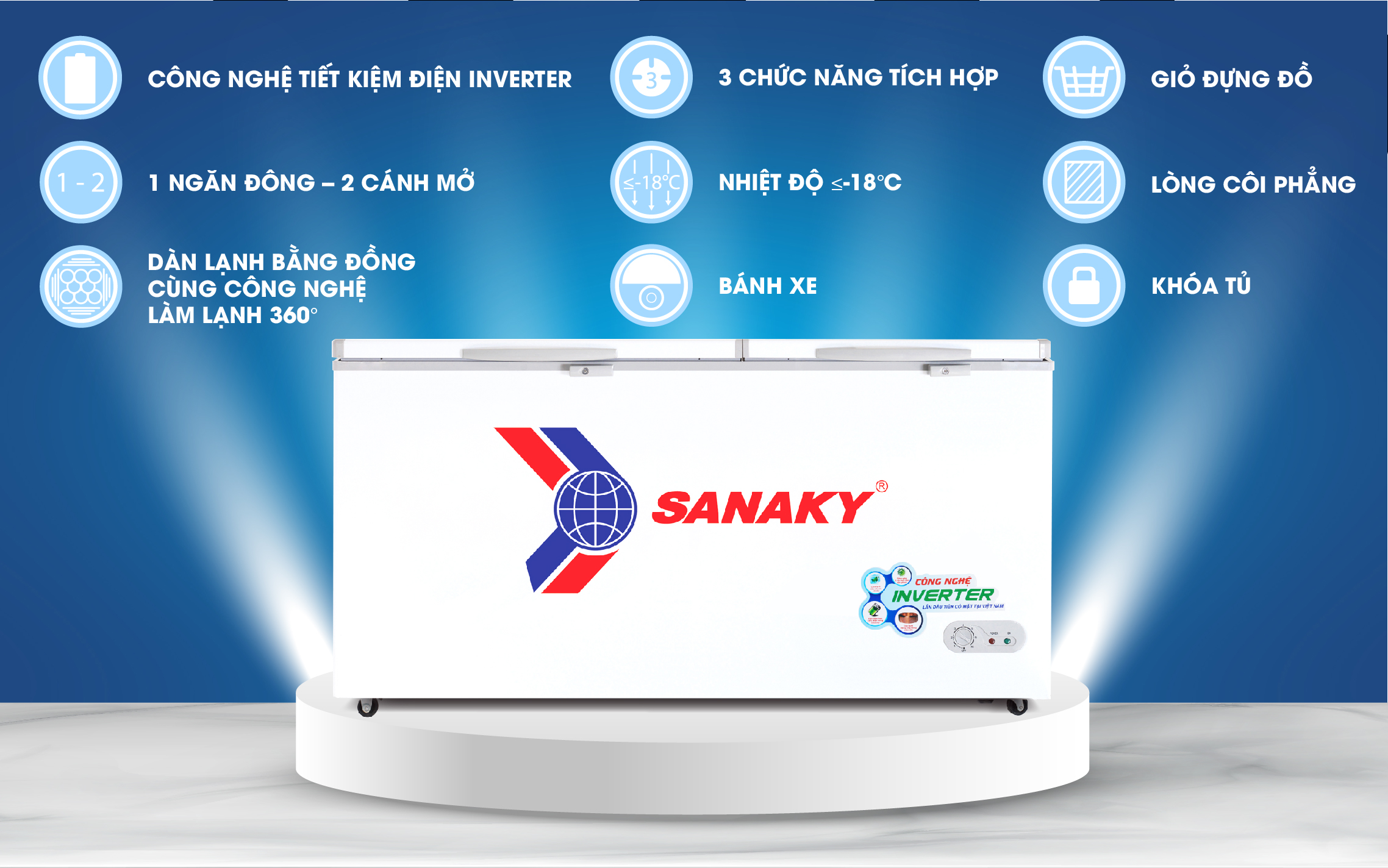 Tủ Đông Sanaky VH-6699HY3