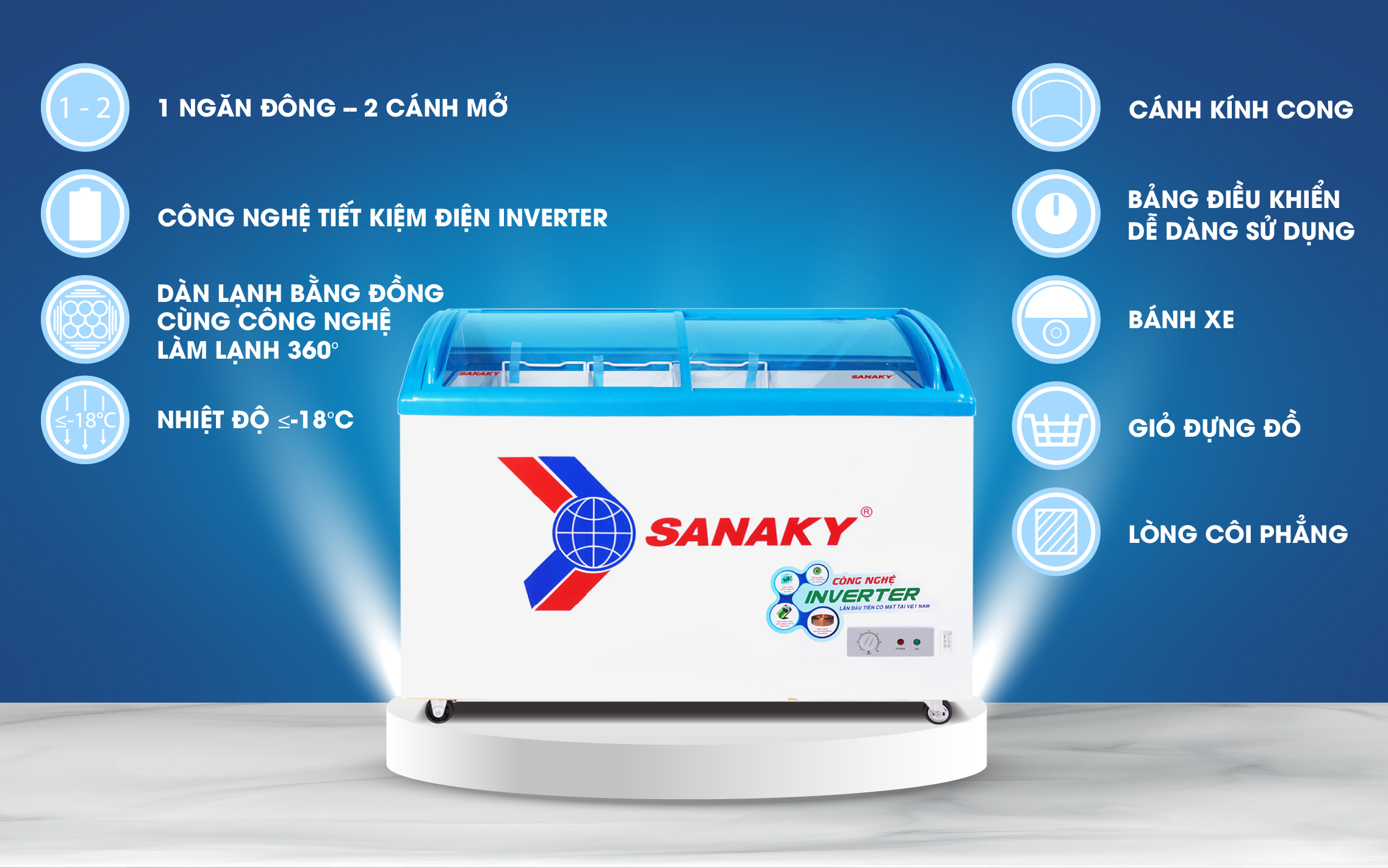 Tủ Đông Sanaky VH-3899K3