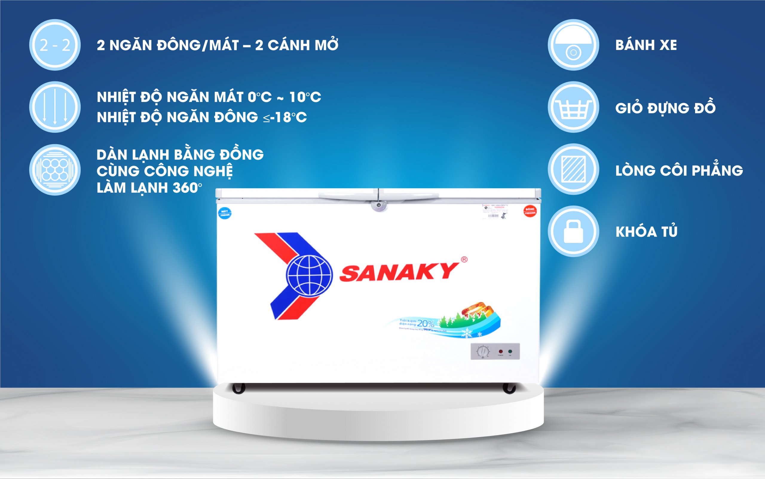 Tủ Đông Sanaky VH-3699W1