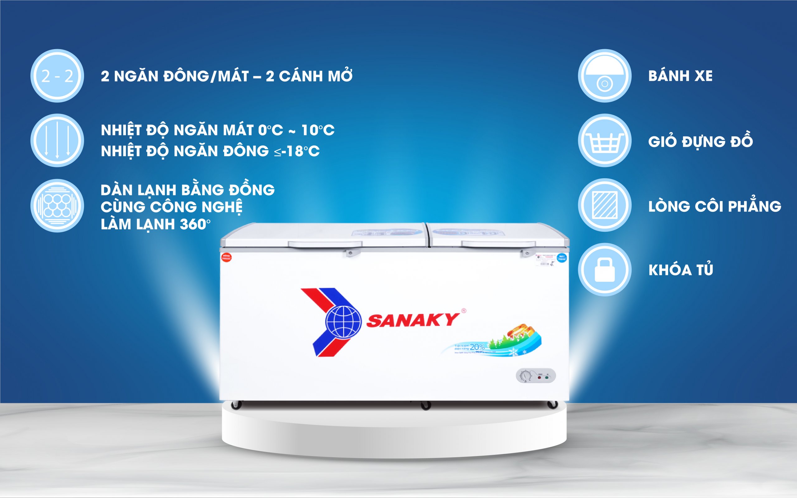 Tủ Đông Sanaky VH-6699W1