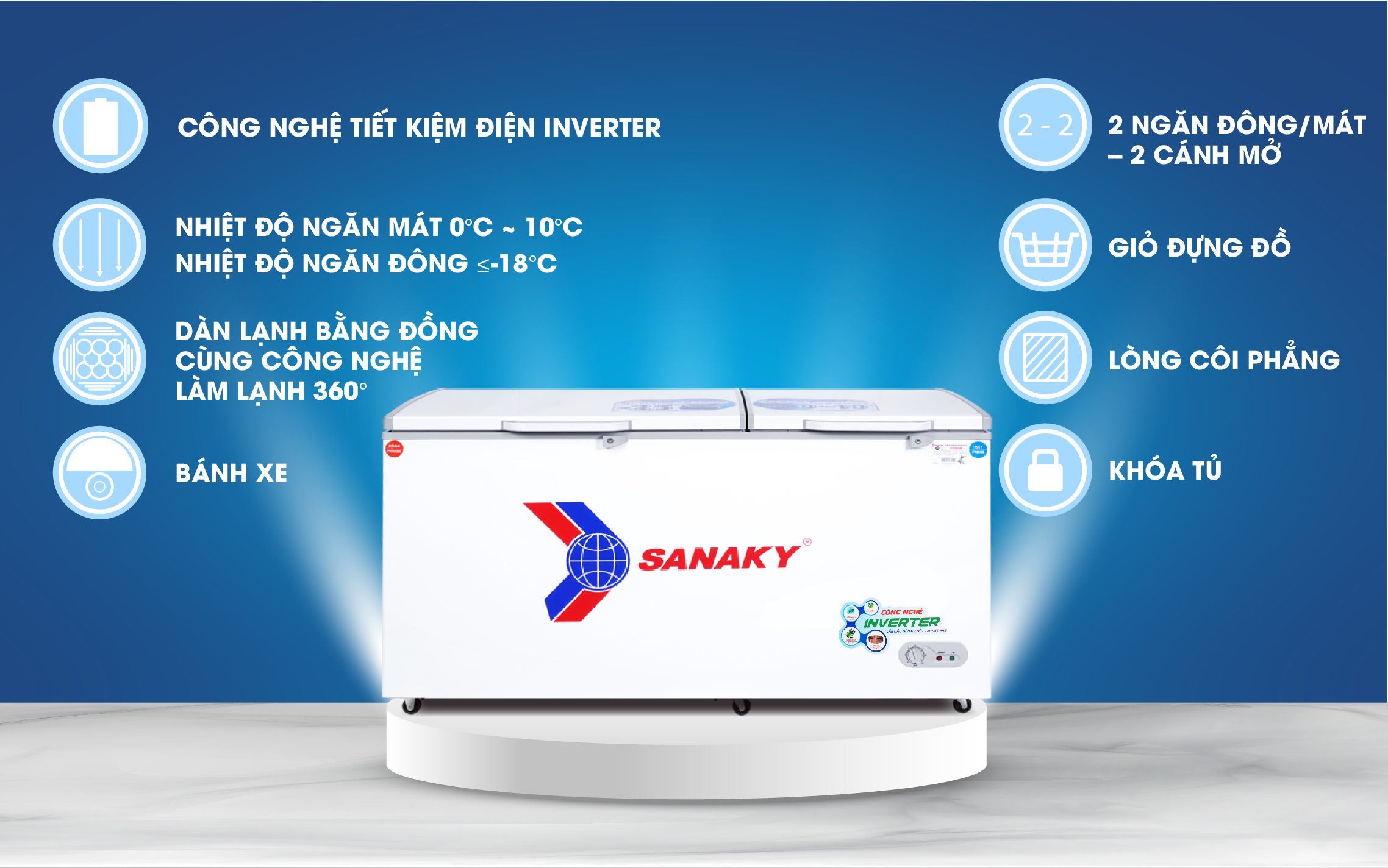 Tủ Đông Sanaky VH-6699W3