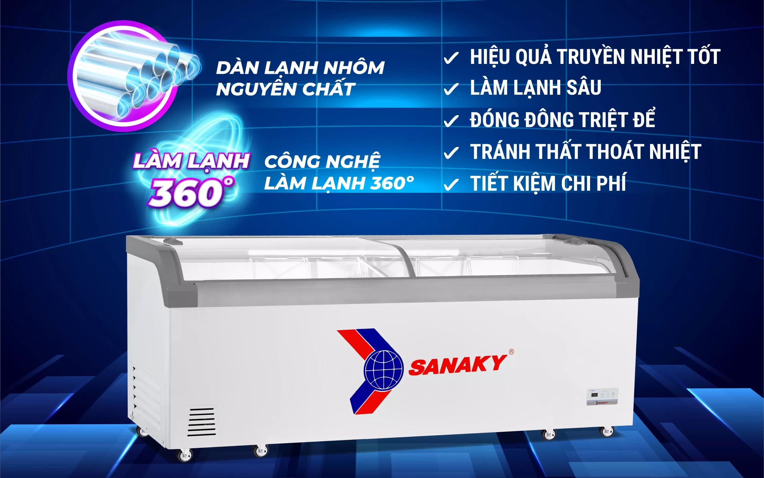 Tủ Đông Sanaky VH-382KB