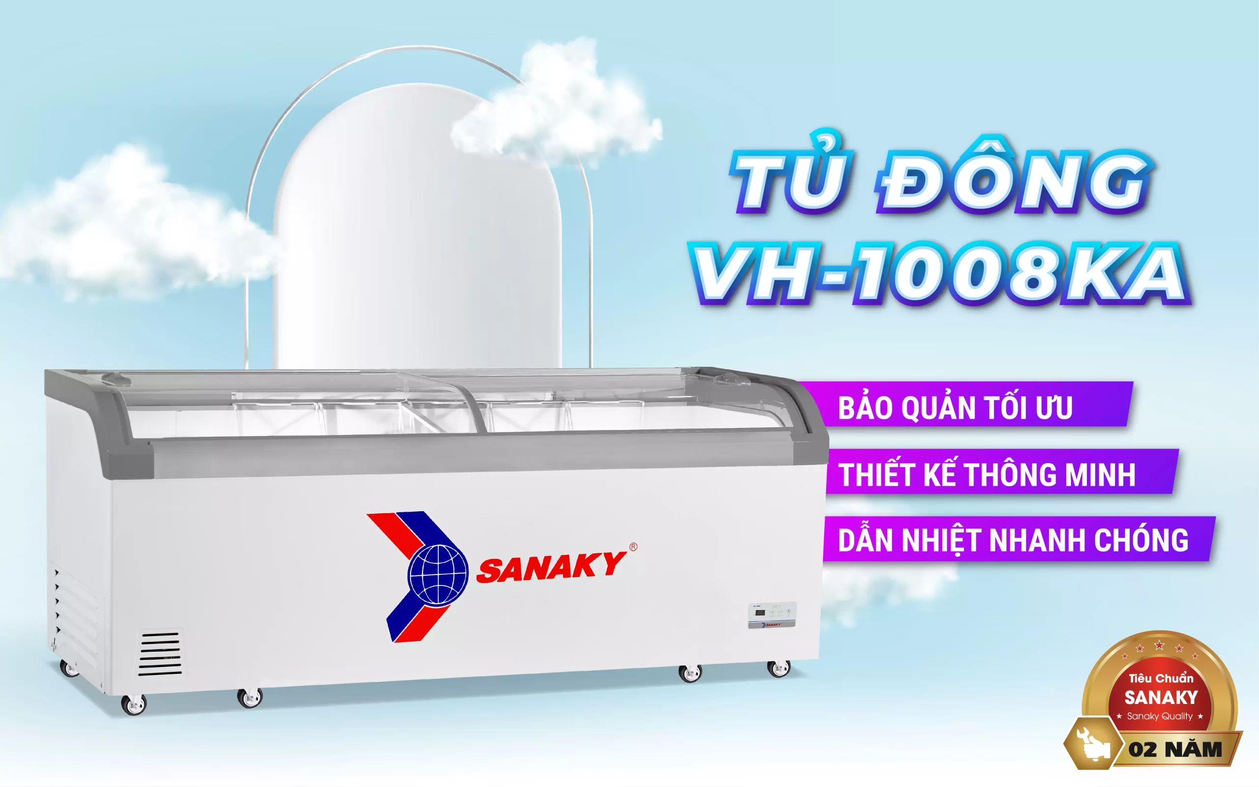 Tủ Đông Sanaky VH-382KB