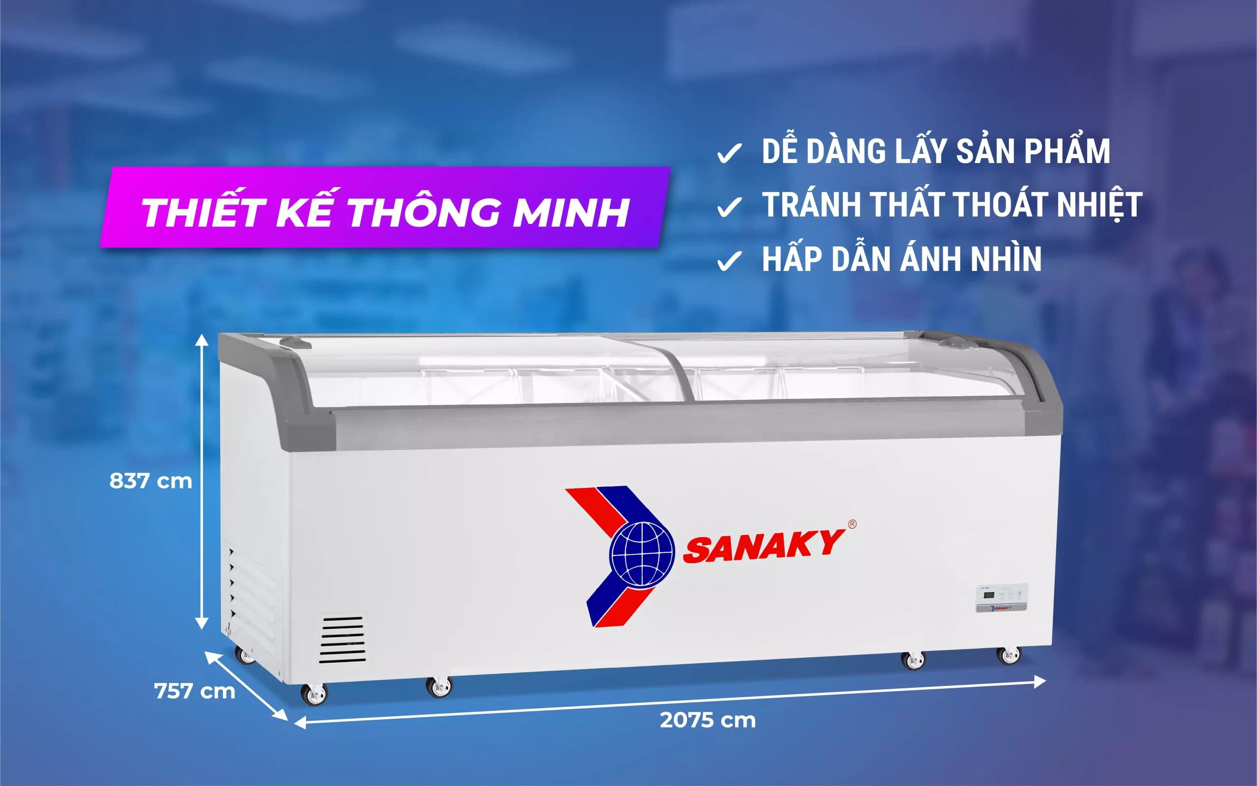 Tủ Đông Sanaky VH-382KB