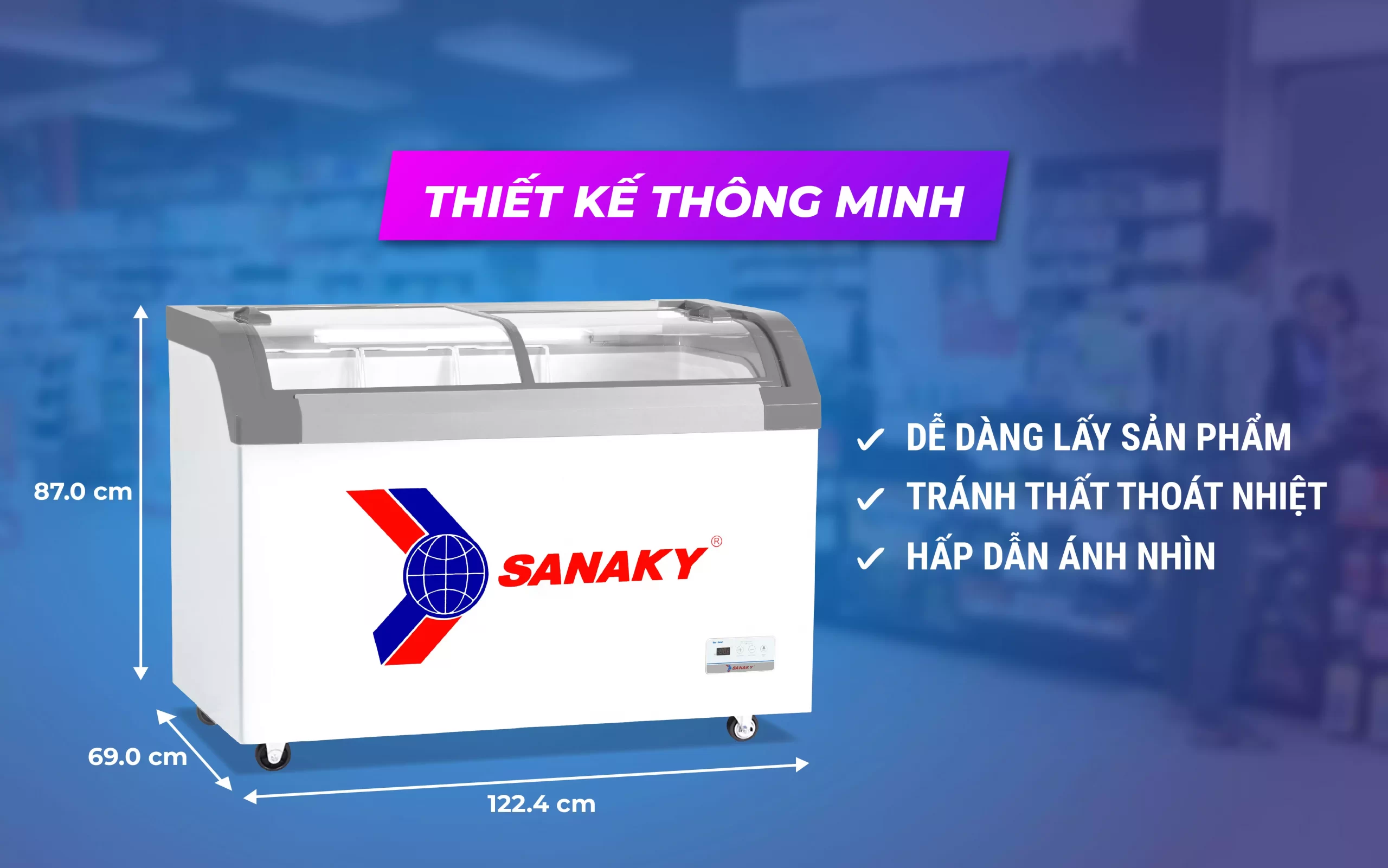 Tủ Đông Sanaky VH-382KB