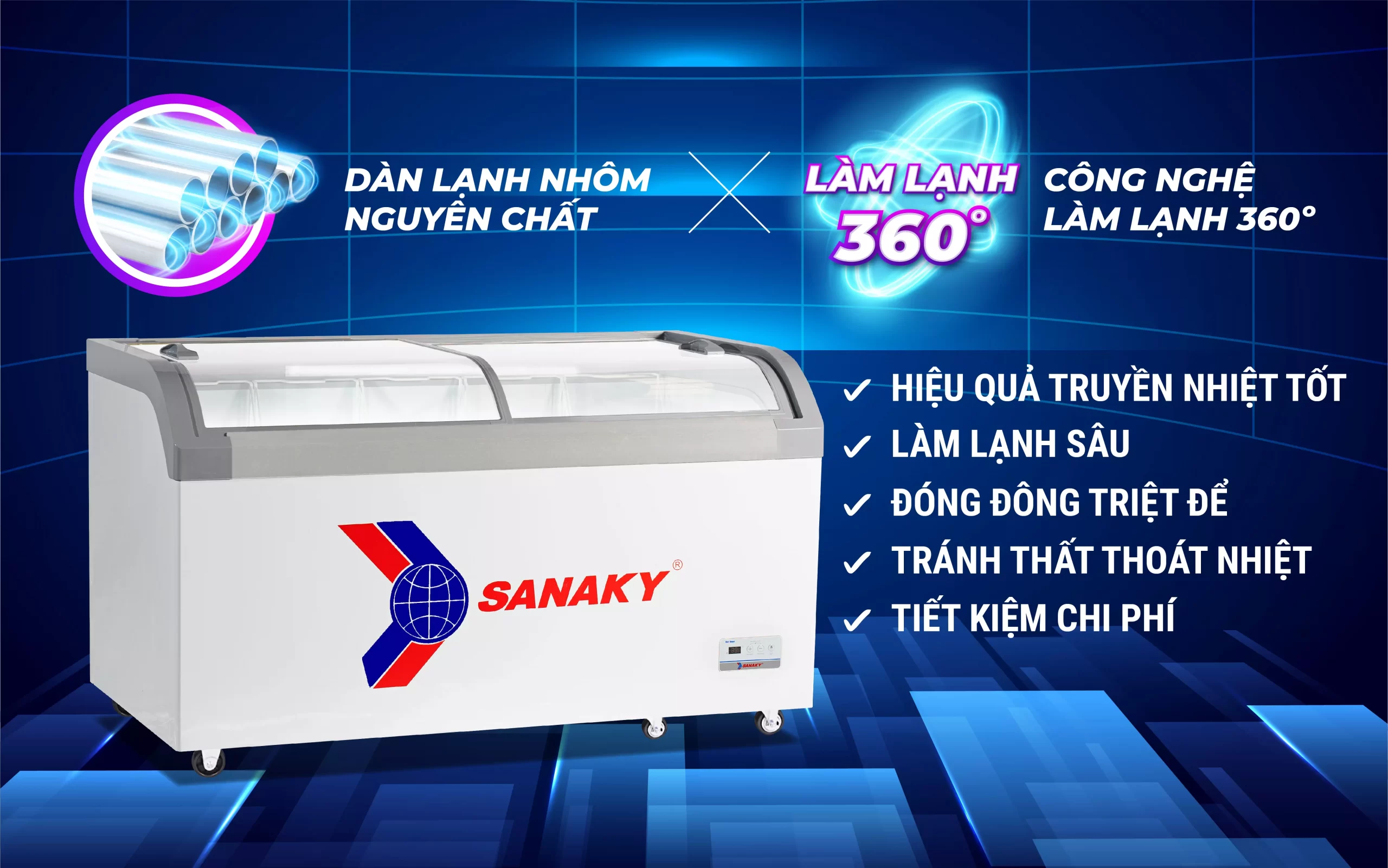 Tủ Đông Sanaky VH-382KB