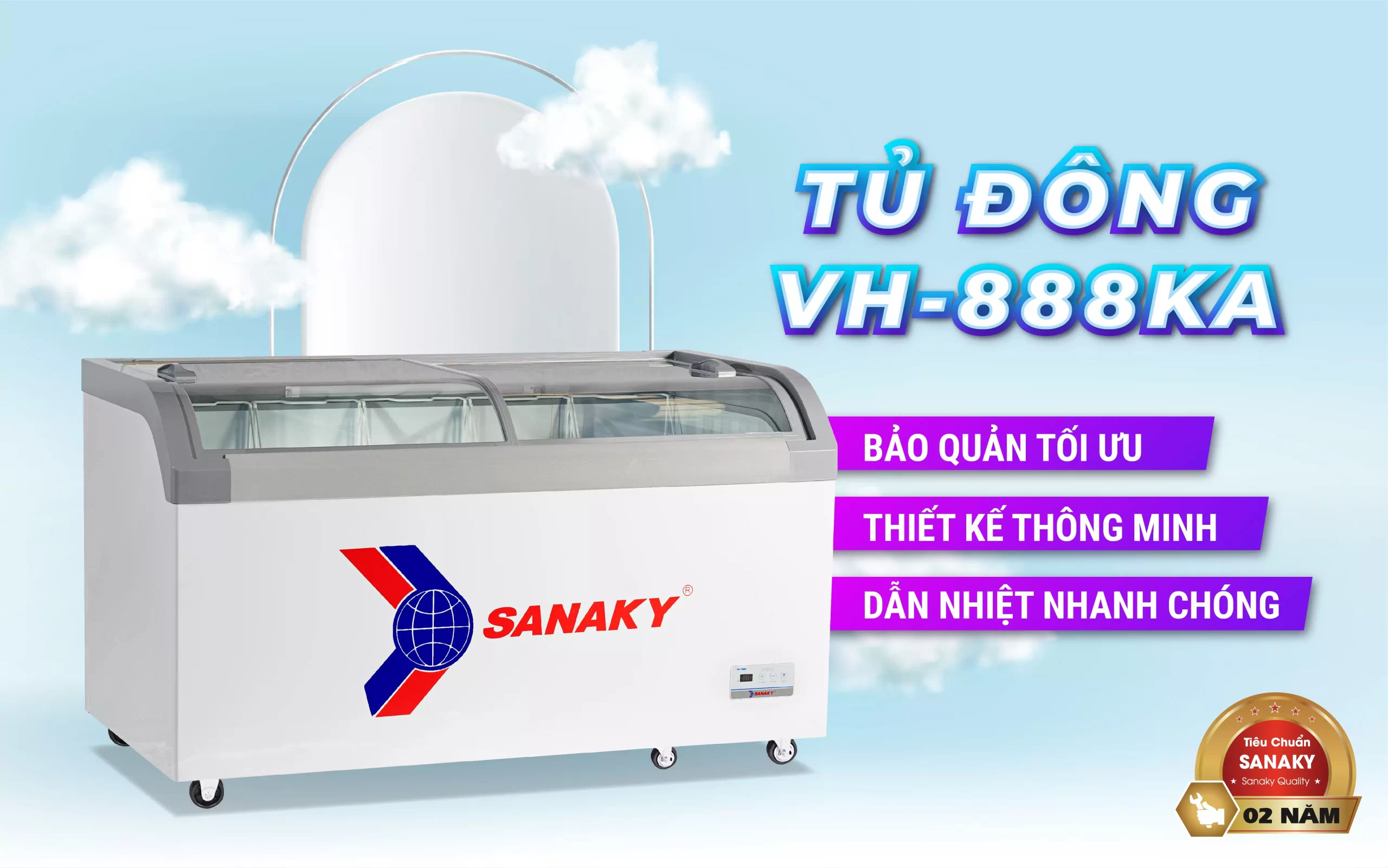 Tủ Đông Sanaky VH-382KB