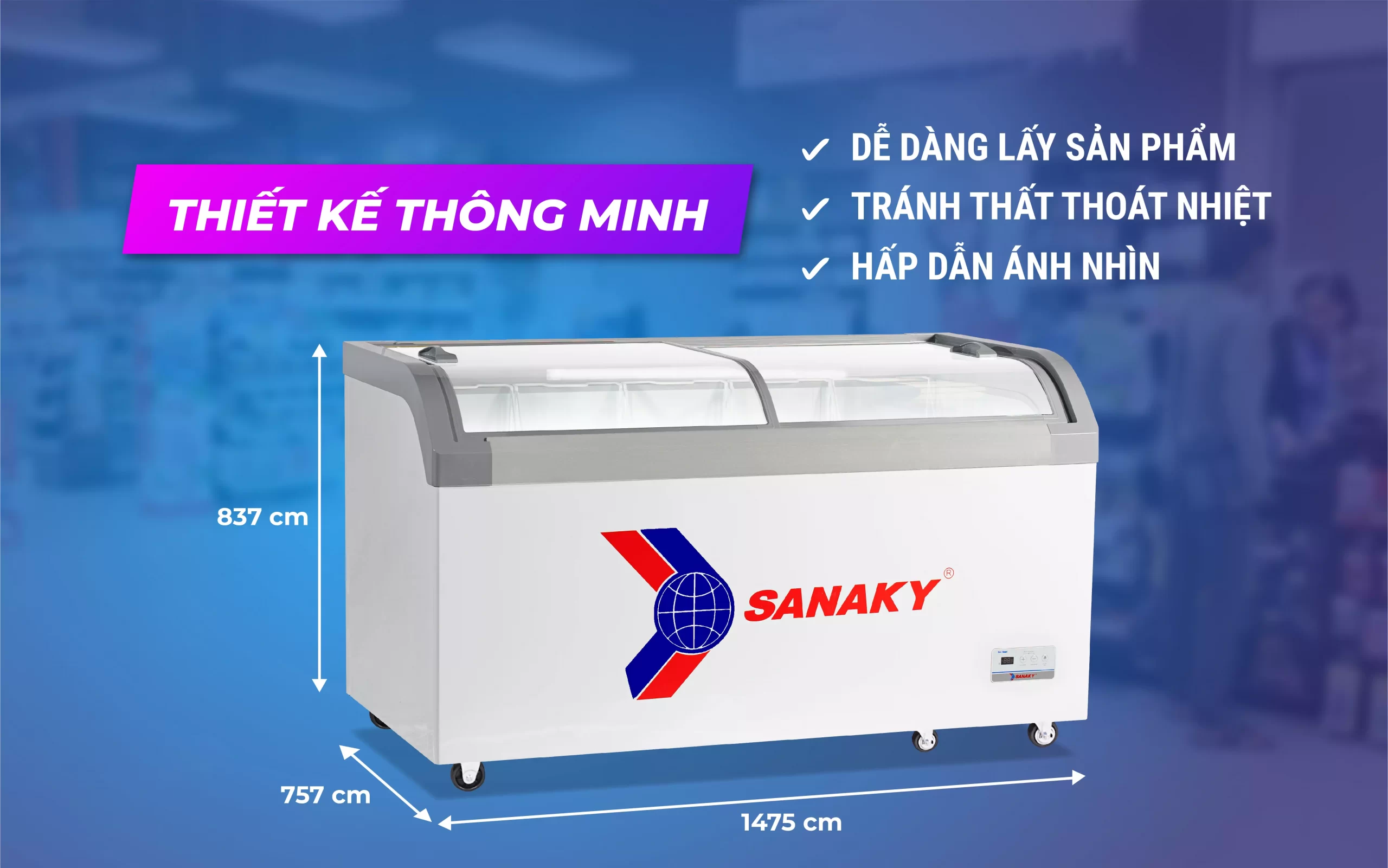 Tủ Đông Sanaky VH-382KB