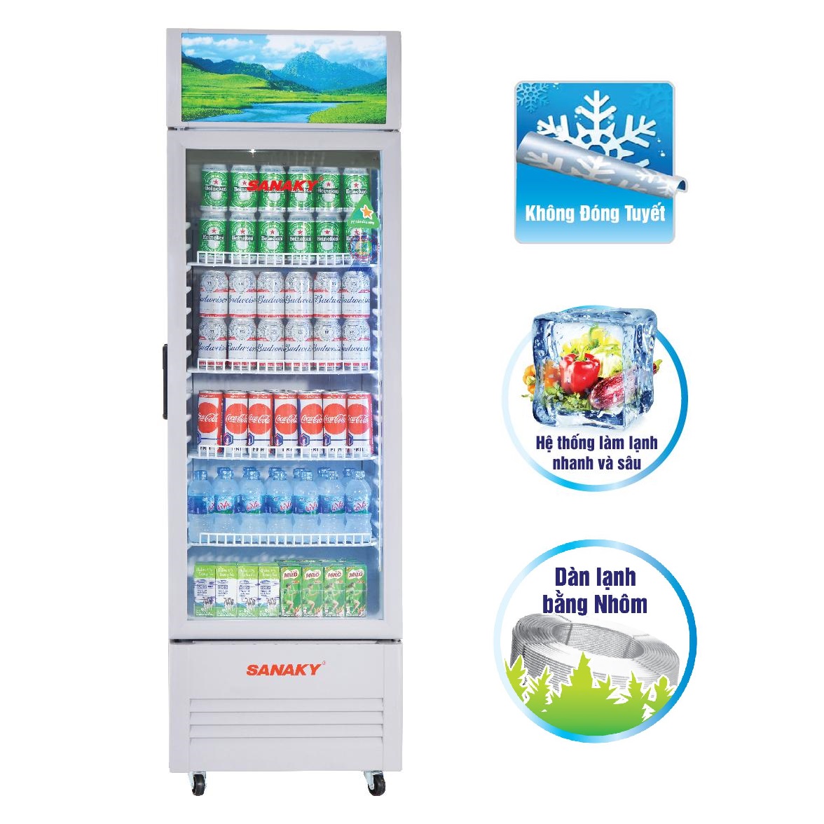 Tủ Mát Sanaky VH-168KL