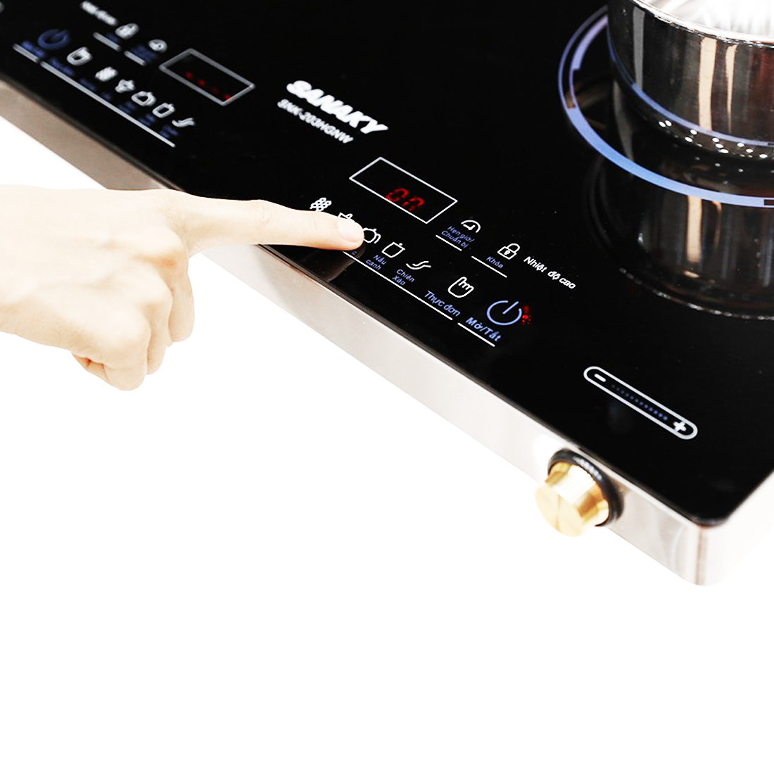 Bếp Hồng Ngoại Đôi Sanaky SNK-203HGW (AT-203HGN)