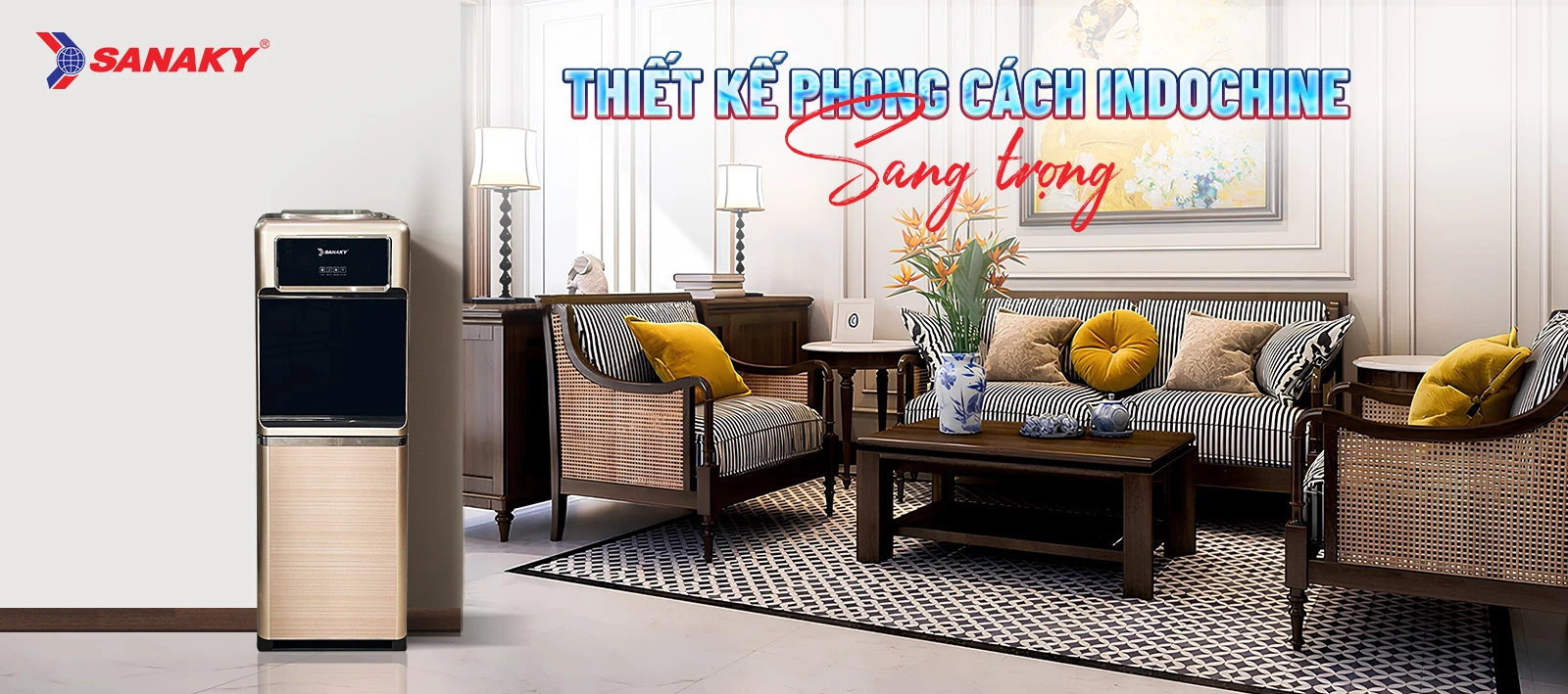 Cây nước nóng lạnh SNK-2317BG