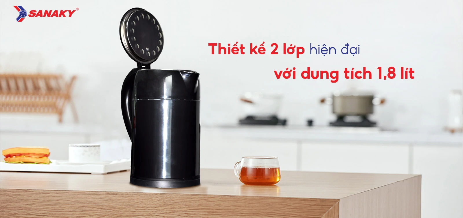 Ấm siêu tốc Sanaky SNK-23BS