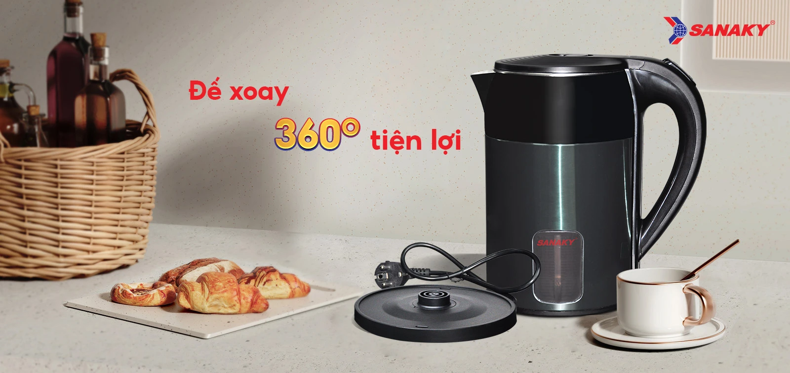 Ấm siêu tốc Sanaky SNK-23BS