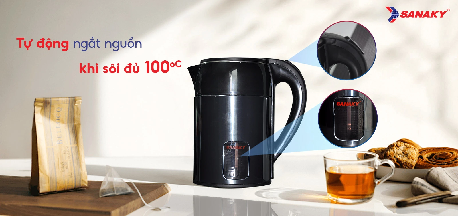 Ấm siêu tốc Sanaky SNK-23BS