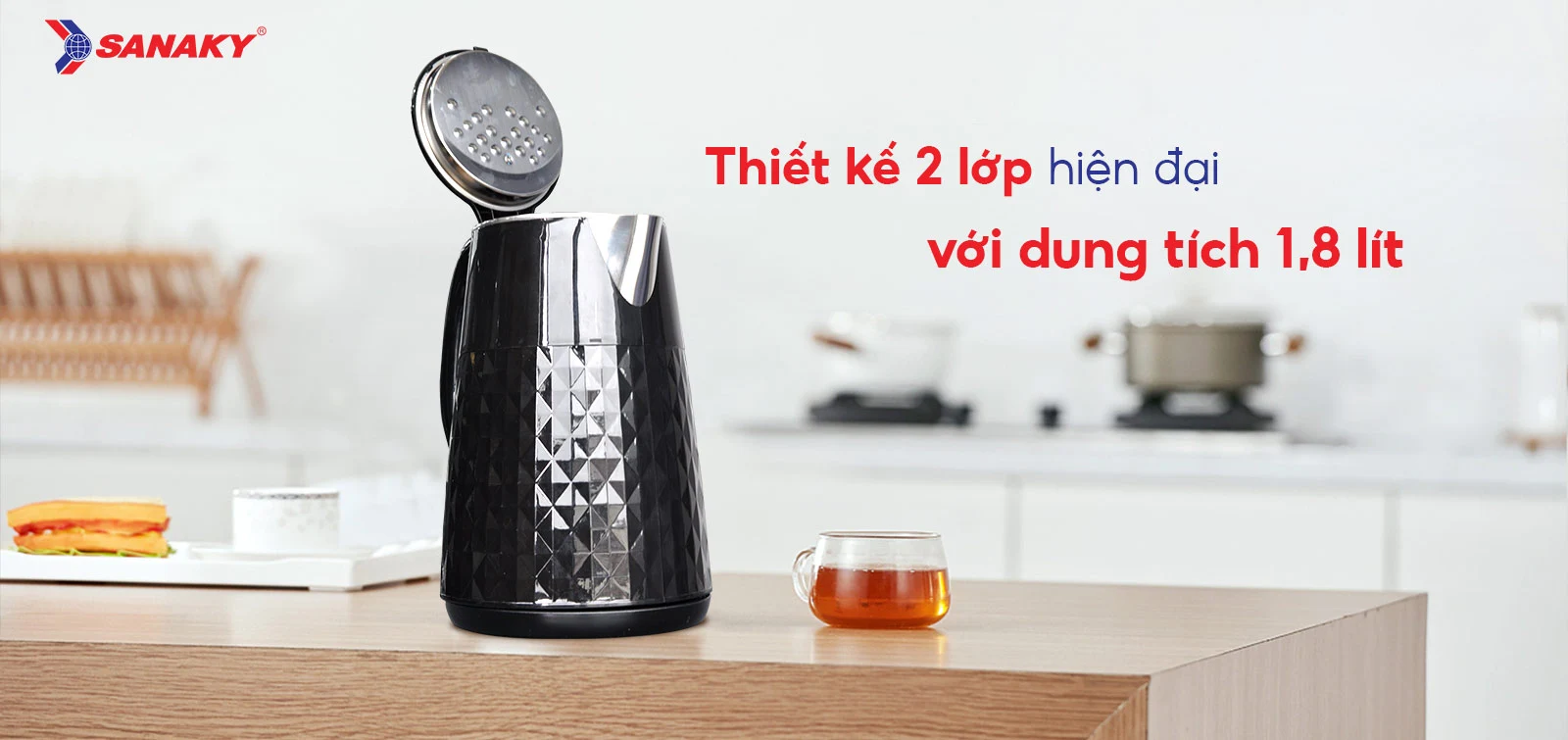 Ấm siêu tốc Sanaky SNK-23DS