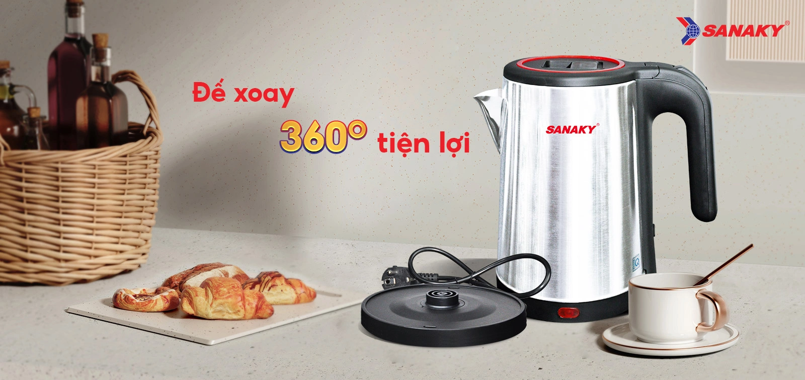 Ấm siêu tốc Sanaky SNK-23NS