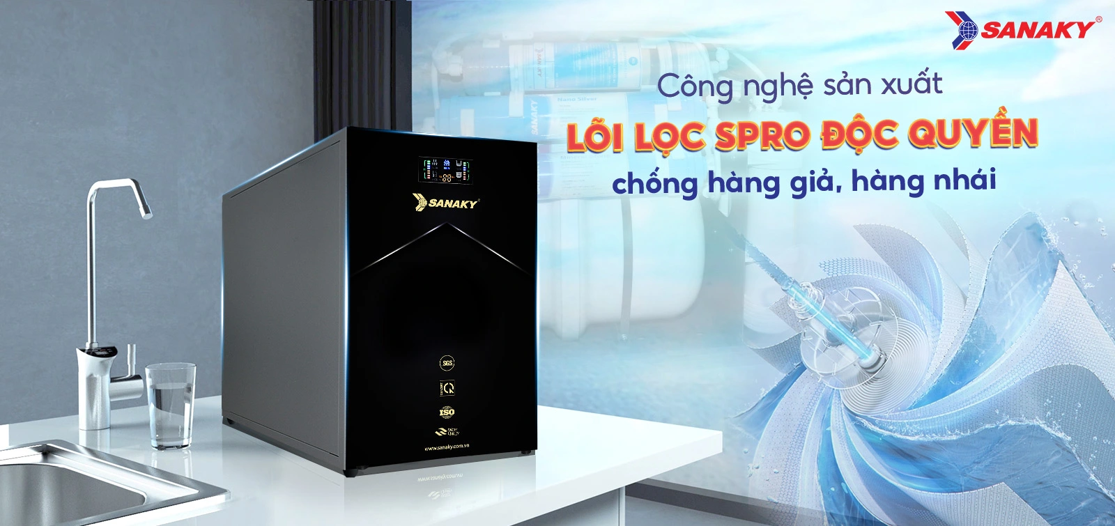 Máy lọc nước Sanaky SNK-CT2407T
