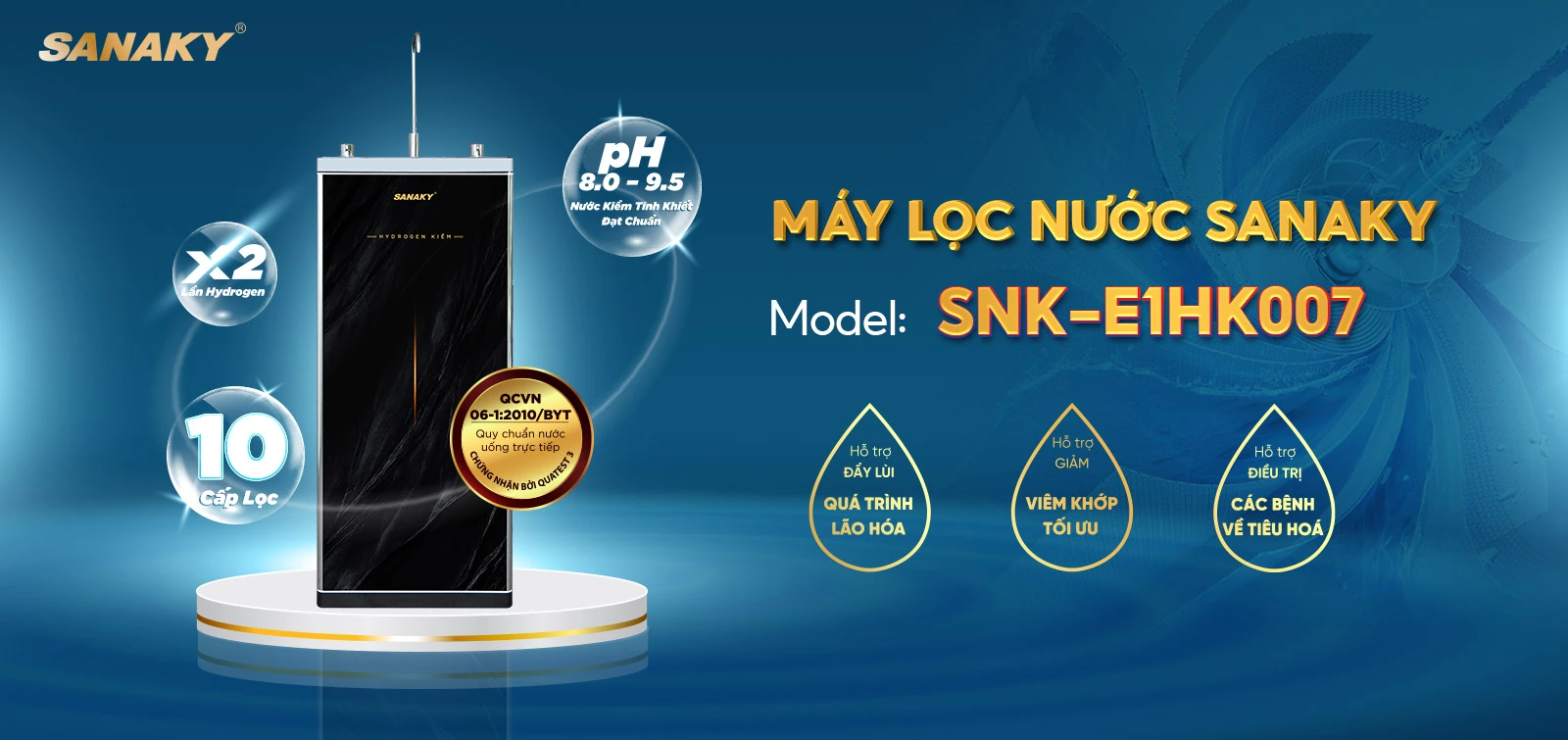 Máy lọc nước Sanaky SNK-E1HK007