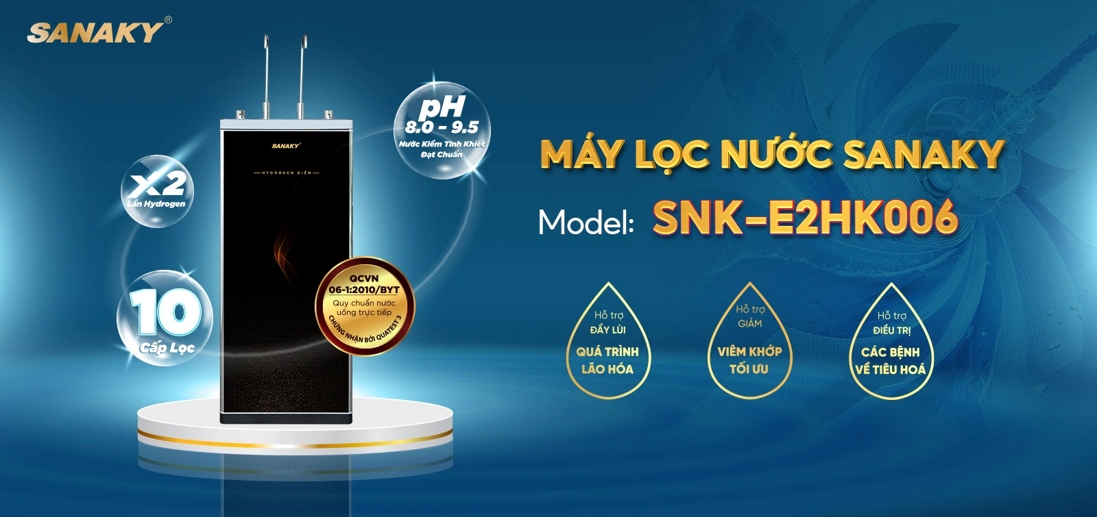 Máy lọc nước Sanaky SNK-E2HK006