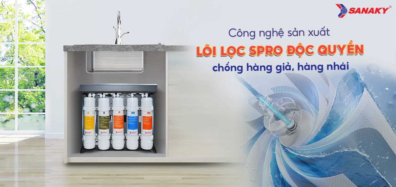 Máy lọc nước Sanaky SNK-EP2408