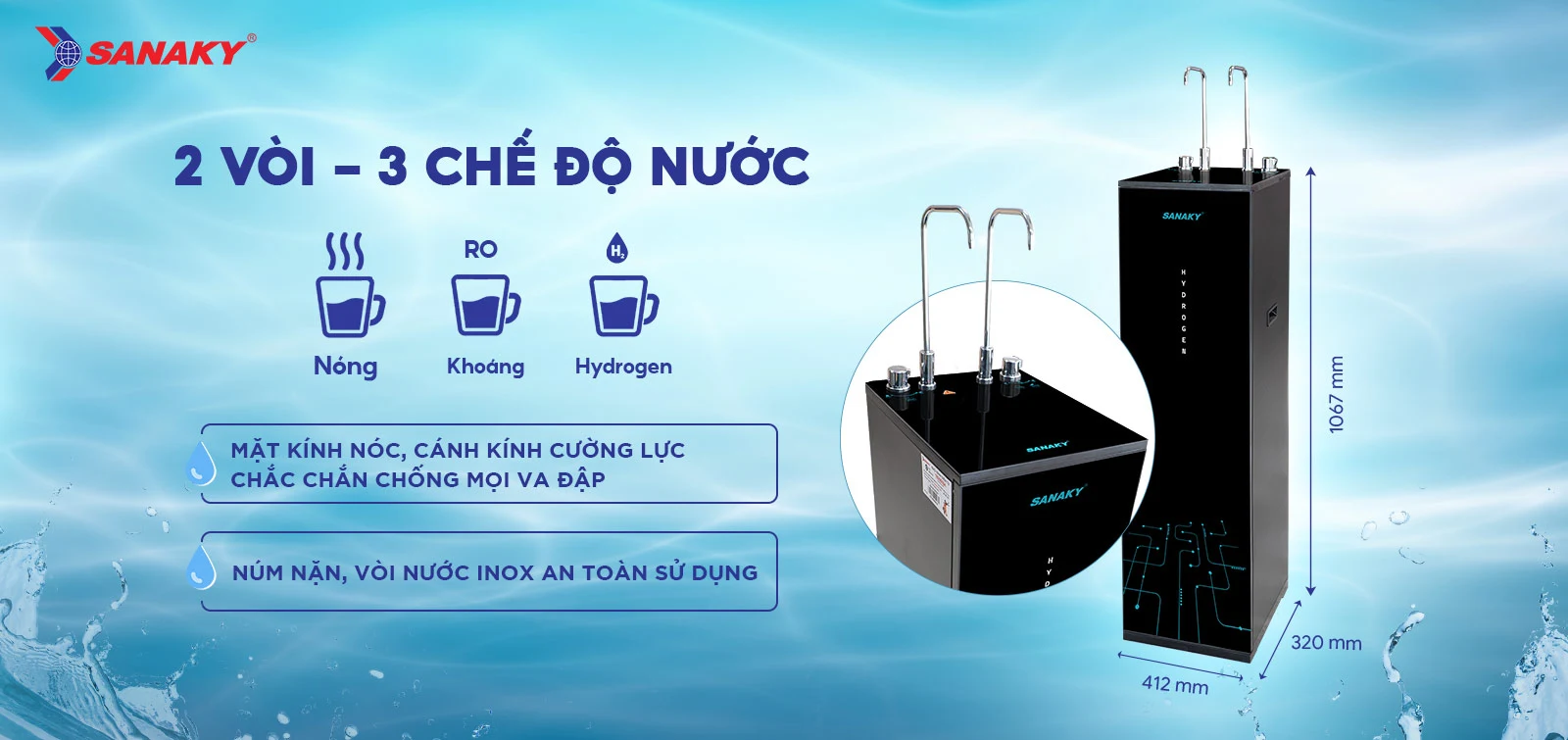 Máy lọc nước Sanaky SNK-S2HS615