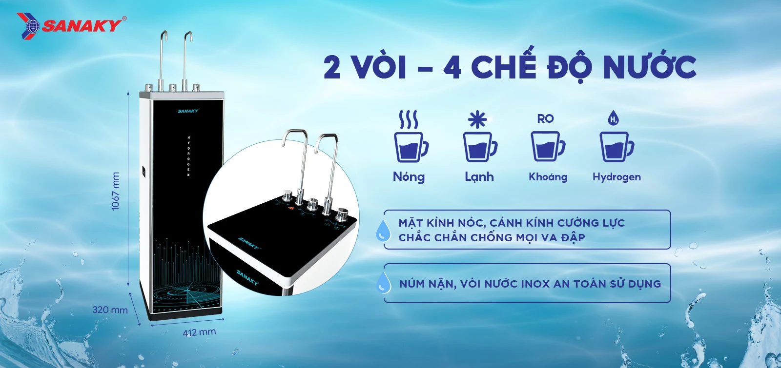 Máy lọc nước Sanaky SNK-S3HS66 Pro