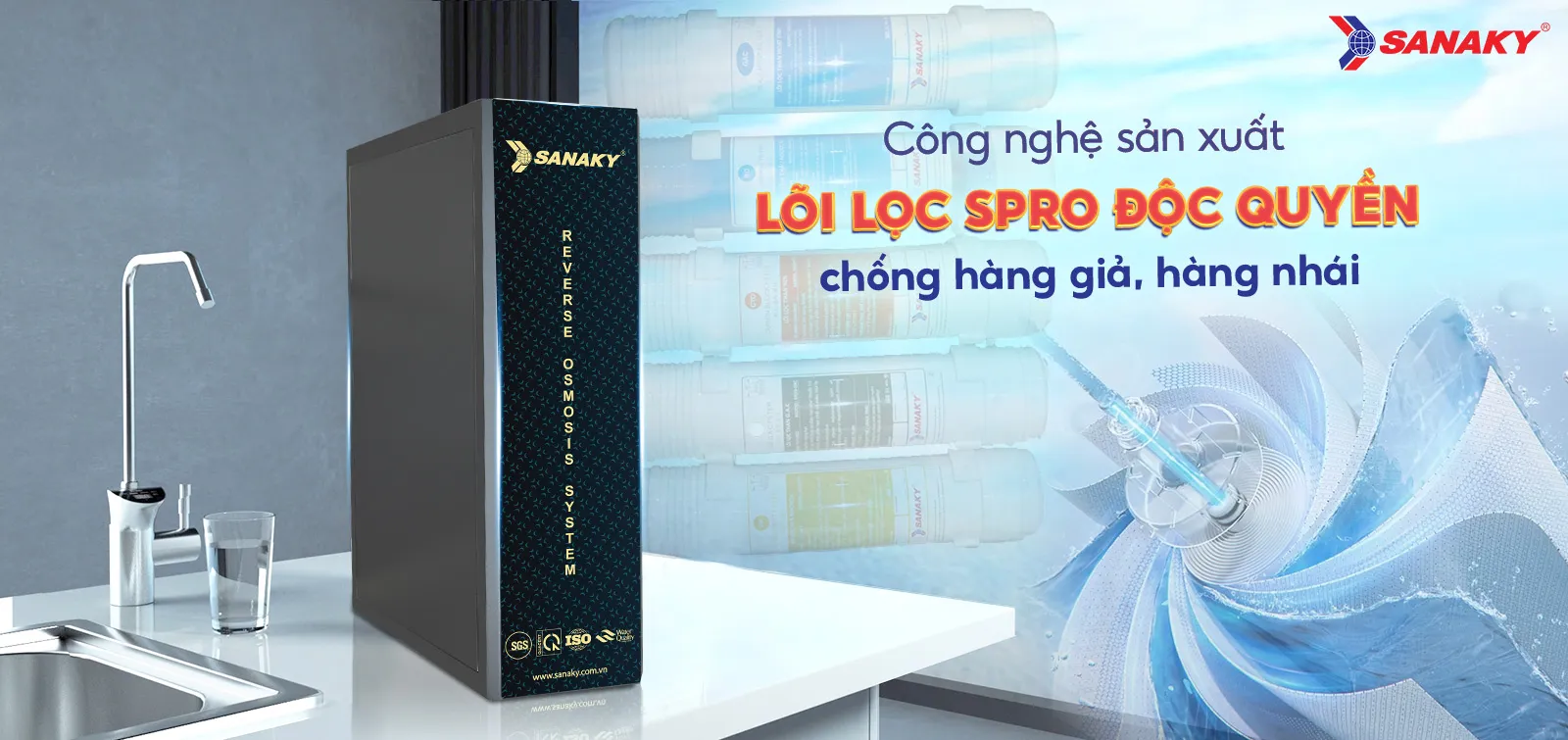 Máy lọc nước Sanaky SNK-UC2405