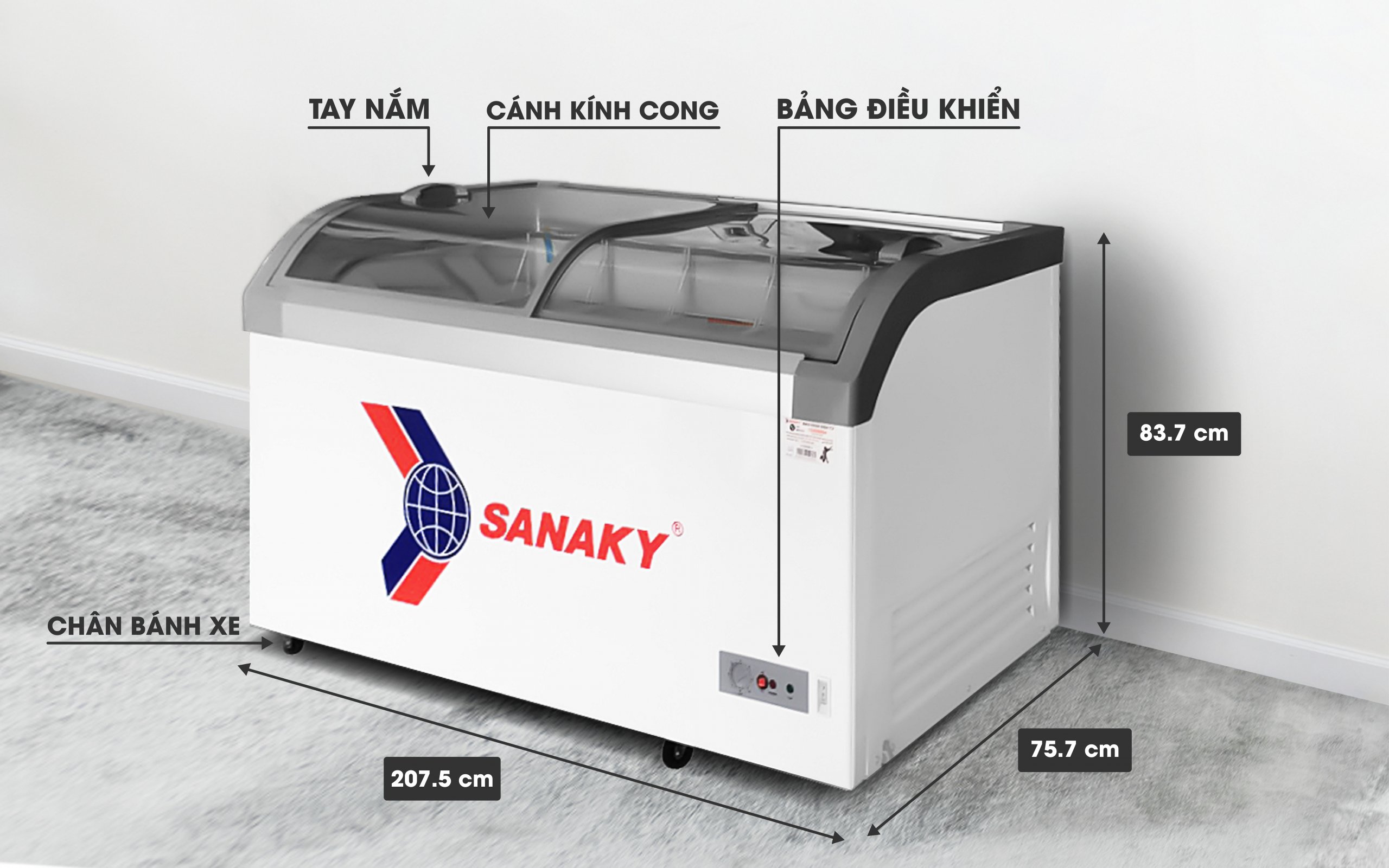 Tủ Đông Sanaky VH-1008KA