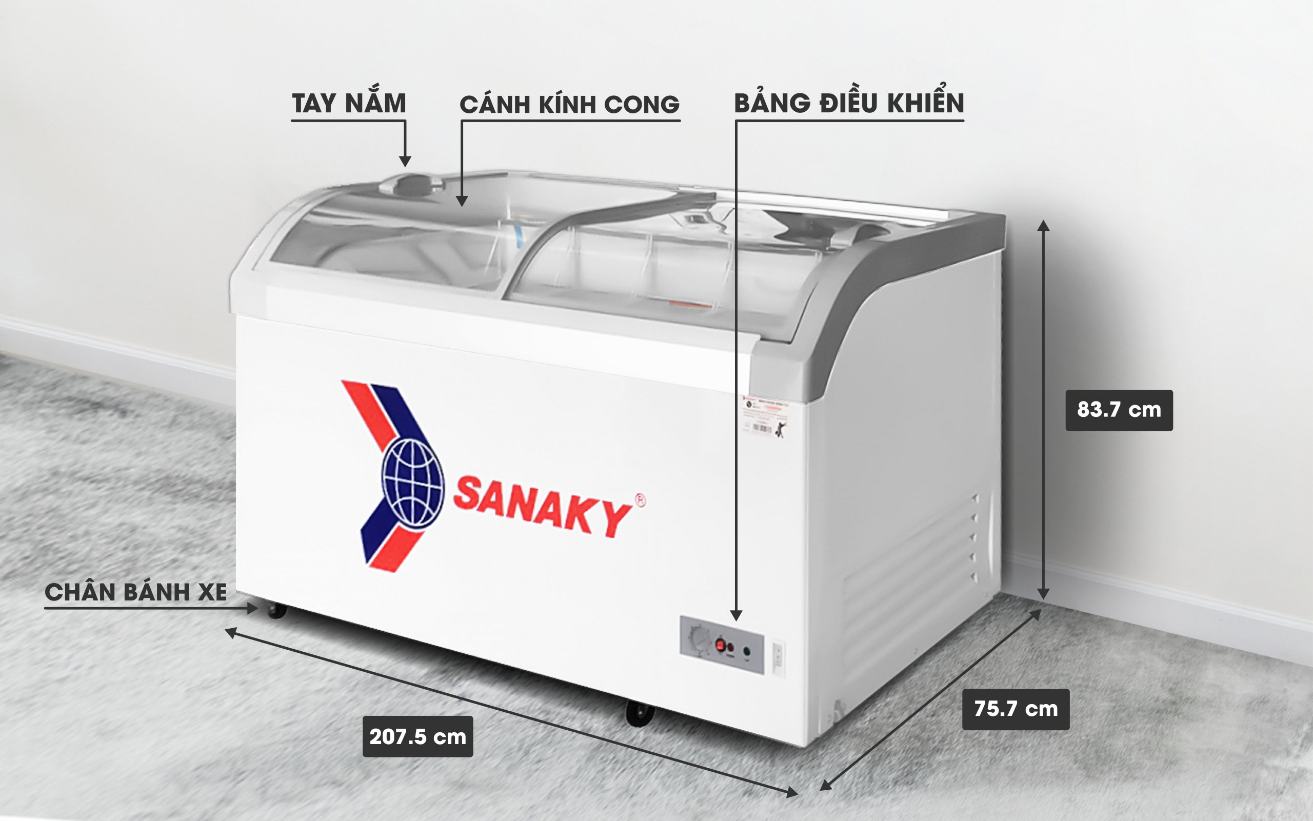 Tủ Đông Sanaky VH-1008KA