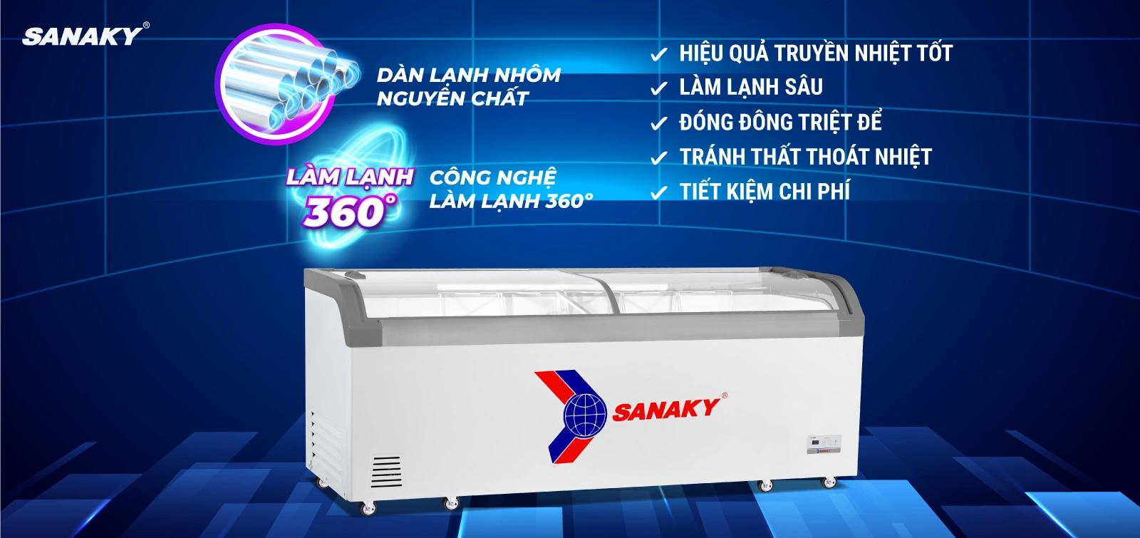 Tủ Đông Sanaky VH-1008KA