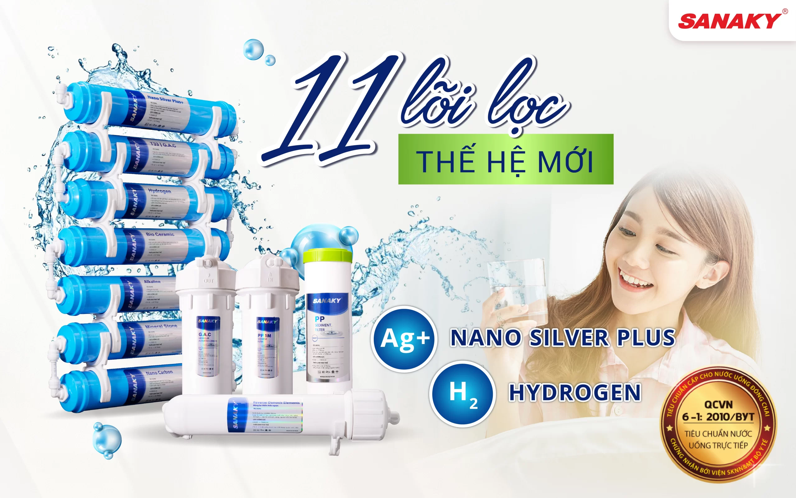 Máy lọc nước Sanaky VH-102HP