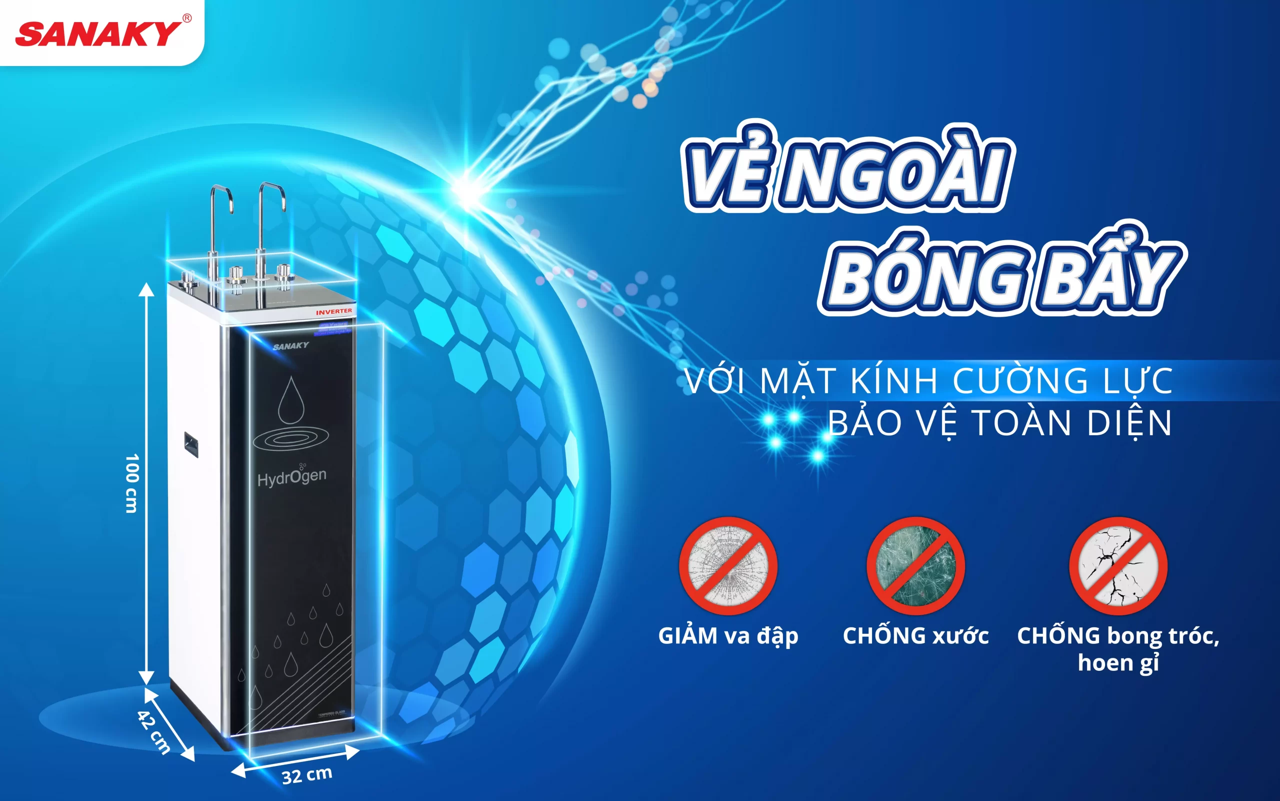 Máy lọc nước Sanaky Slim VH-102HP3