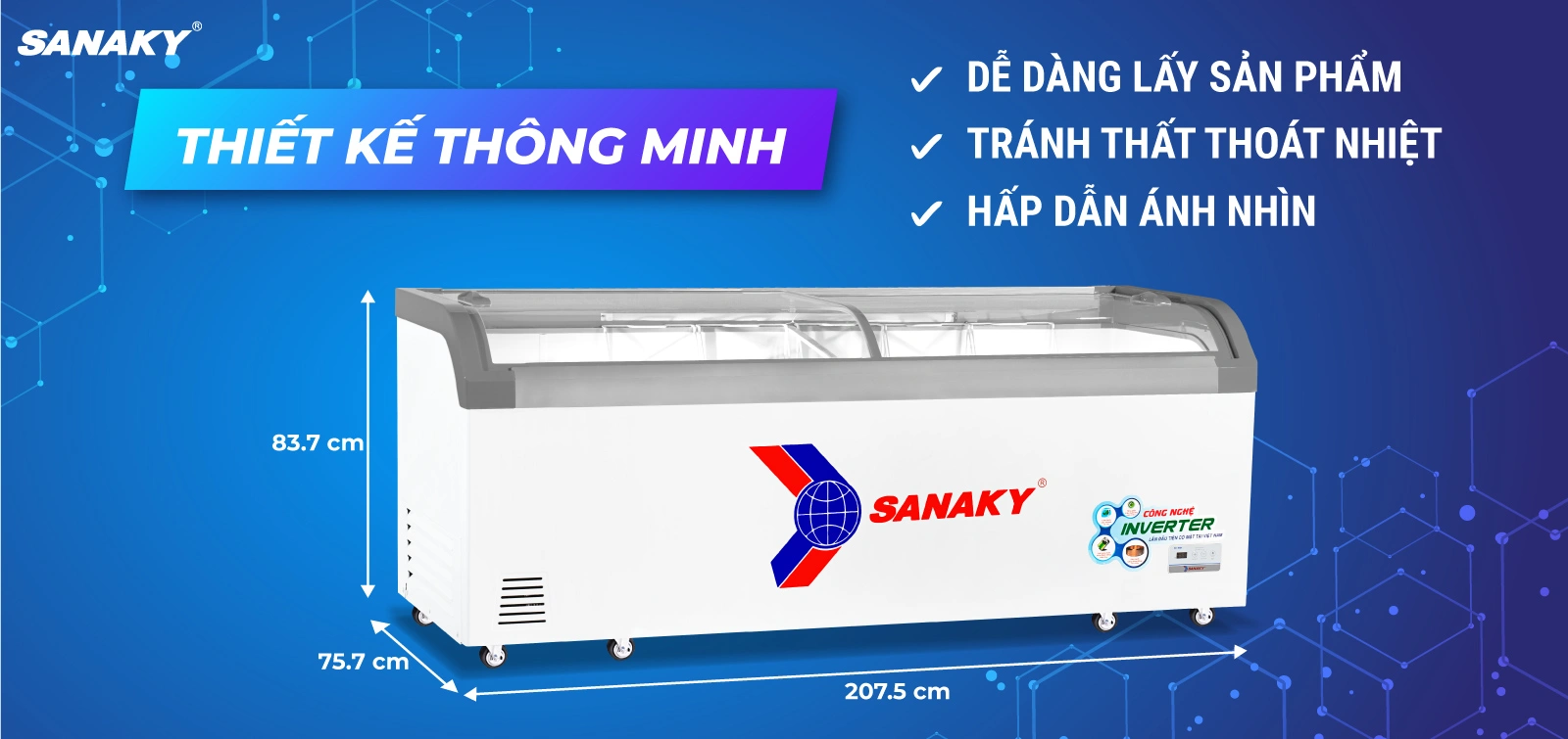 Tủ Đông Sanaky VH-1099K3A