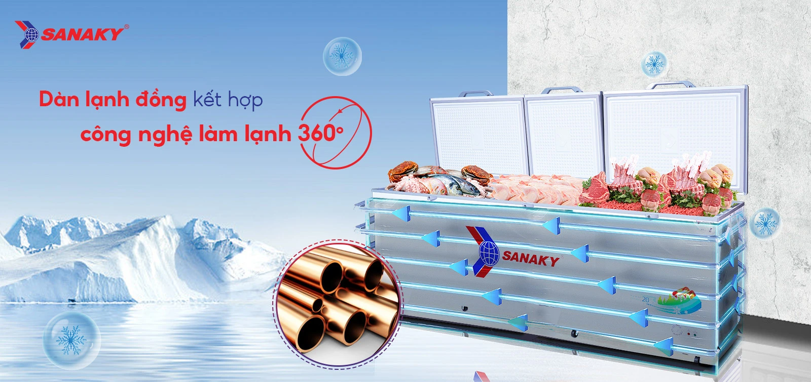 Tủ Đông Sanaky VH-1199HY