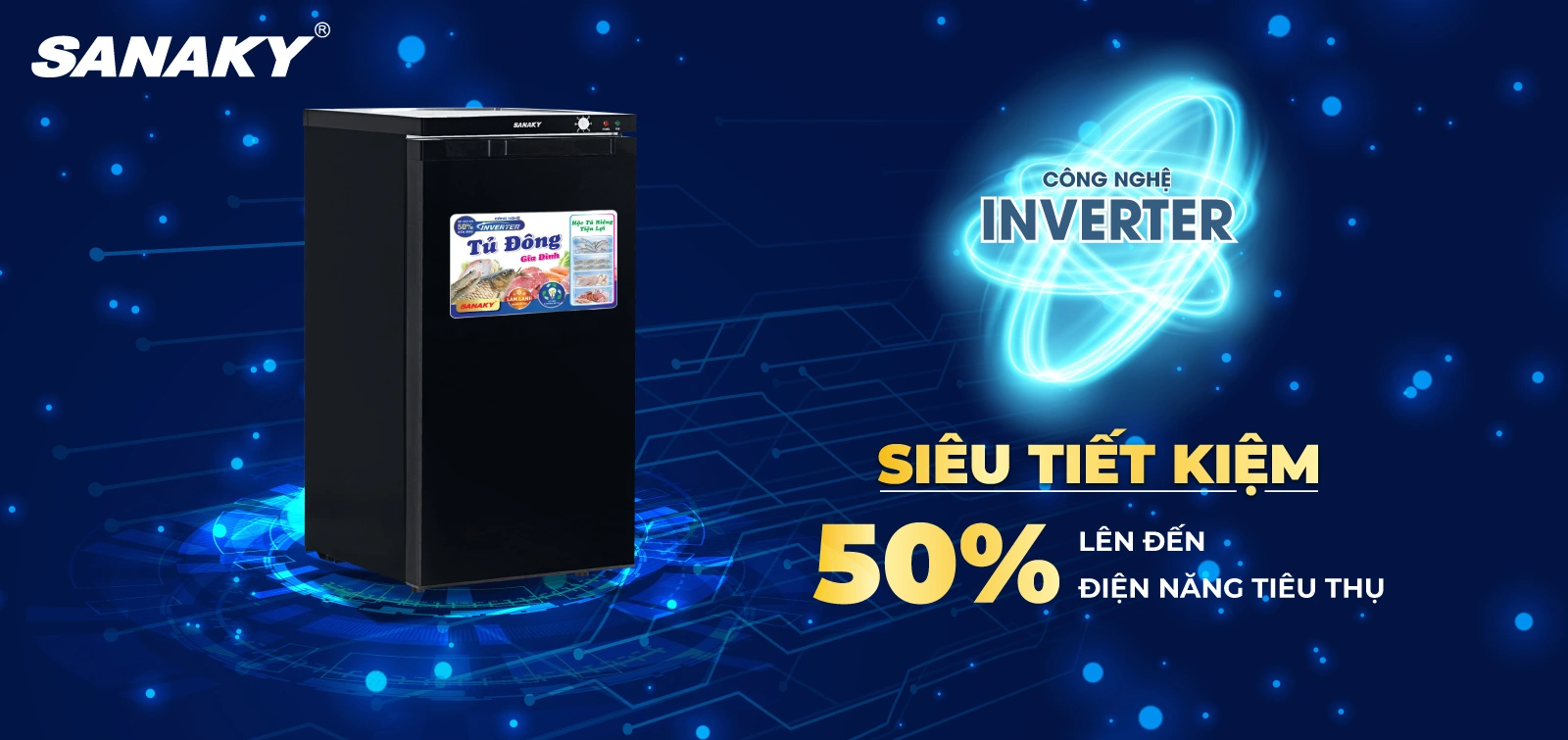 Tủ Đông Đứng Sanaky VH-160VD3