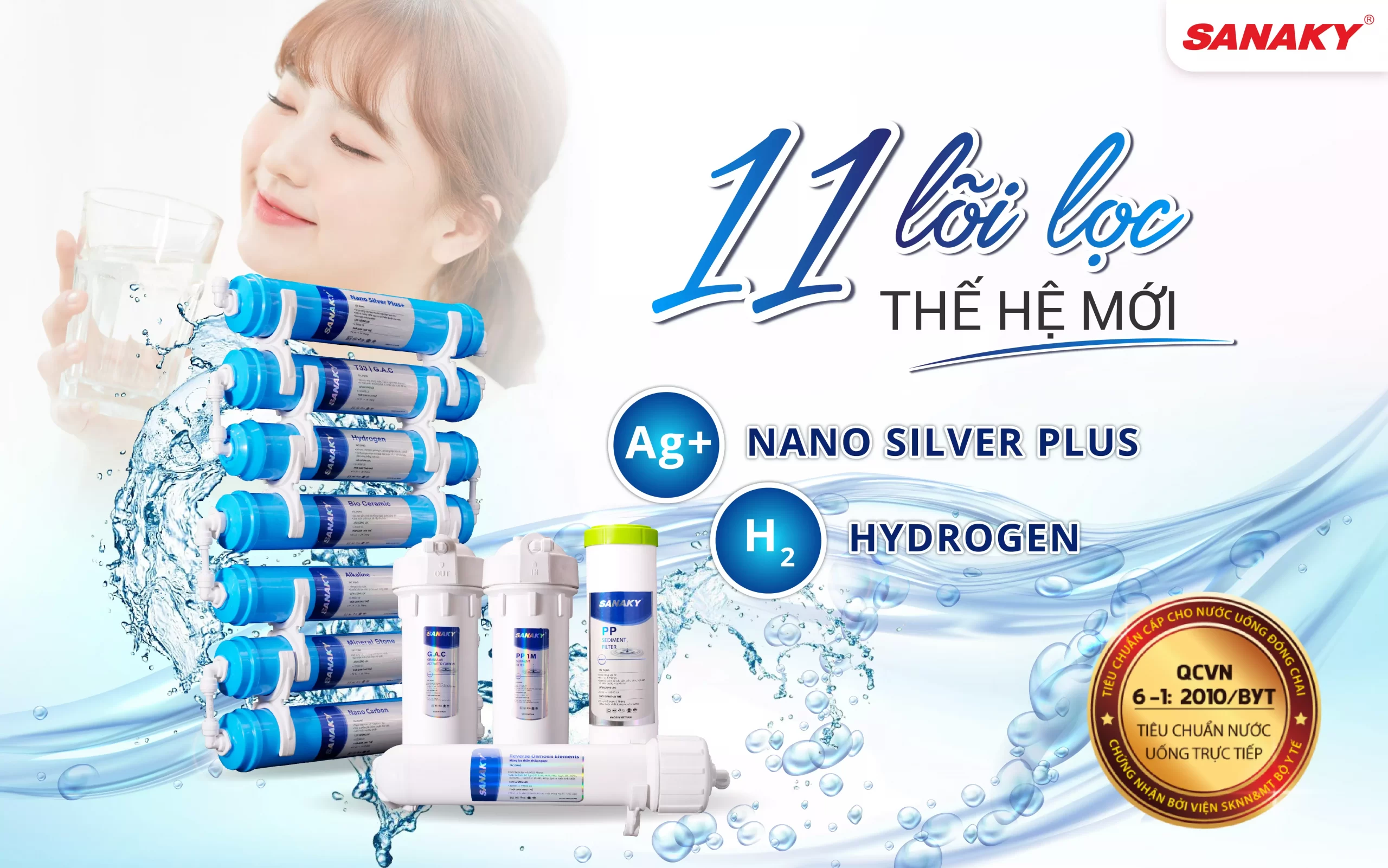 Máy lọc nước Sanaky VH-201HY