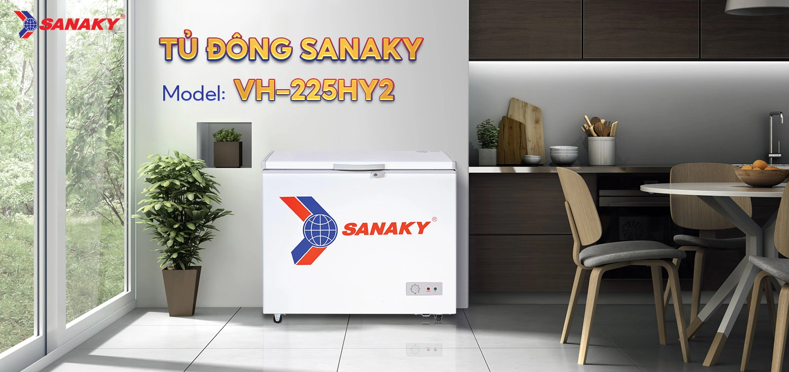Tủ Đông Sanaky VH-225HY2