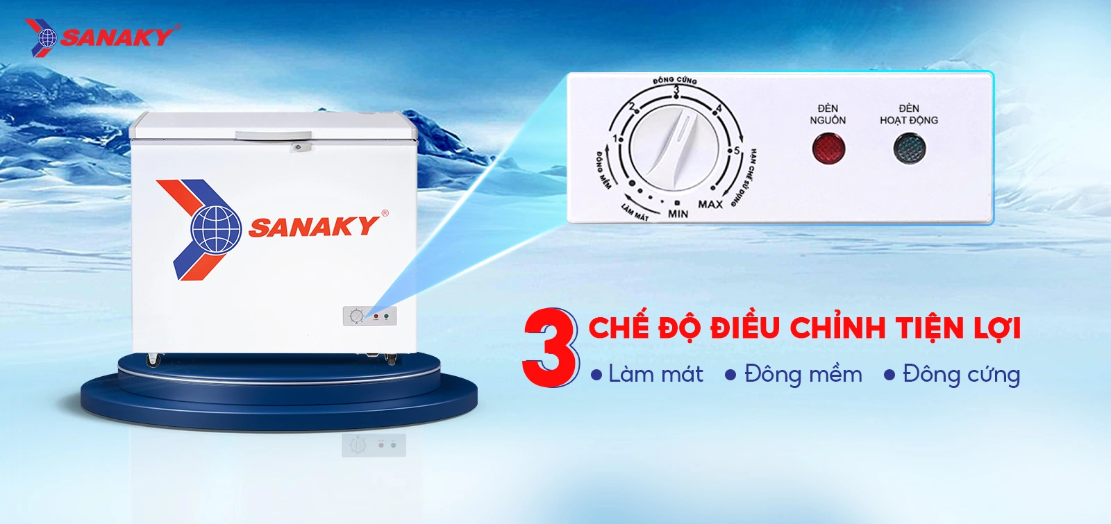 Tủ Đông Sanaky VH-225HY2