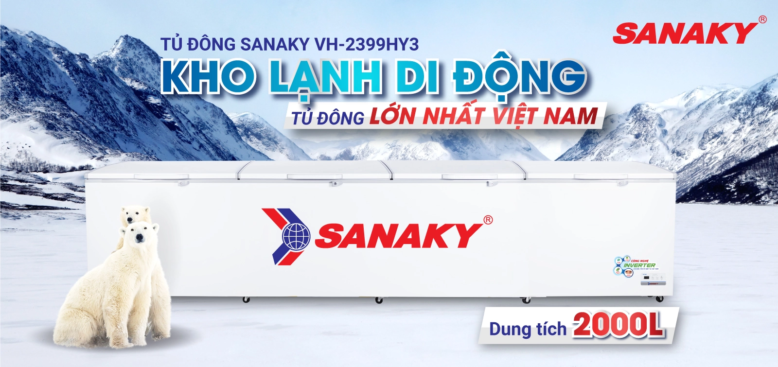 Tủ đông Sanaky VH-2399HY3