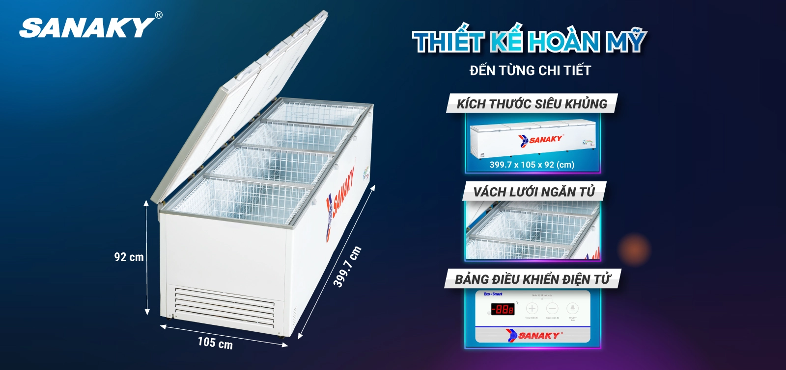 Tủ đông Sanaky VH-2399HY3