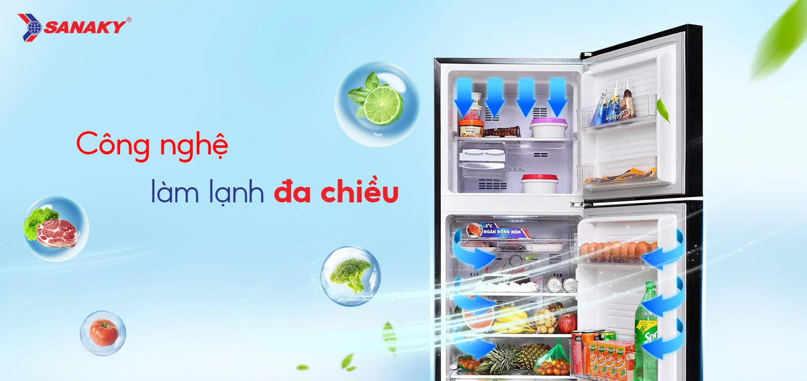 Tủ lạnh Sanaky VH-249KD
