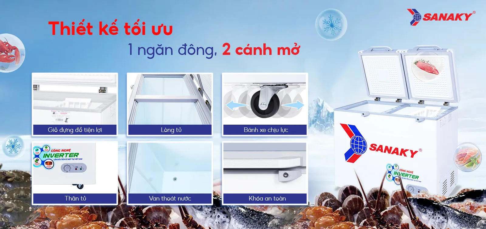 Tủ Đông Sanaky VH-2599A4K