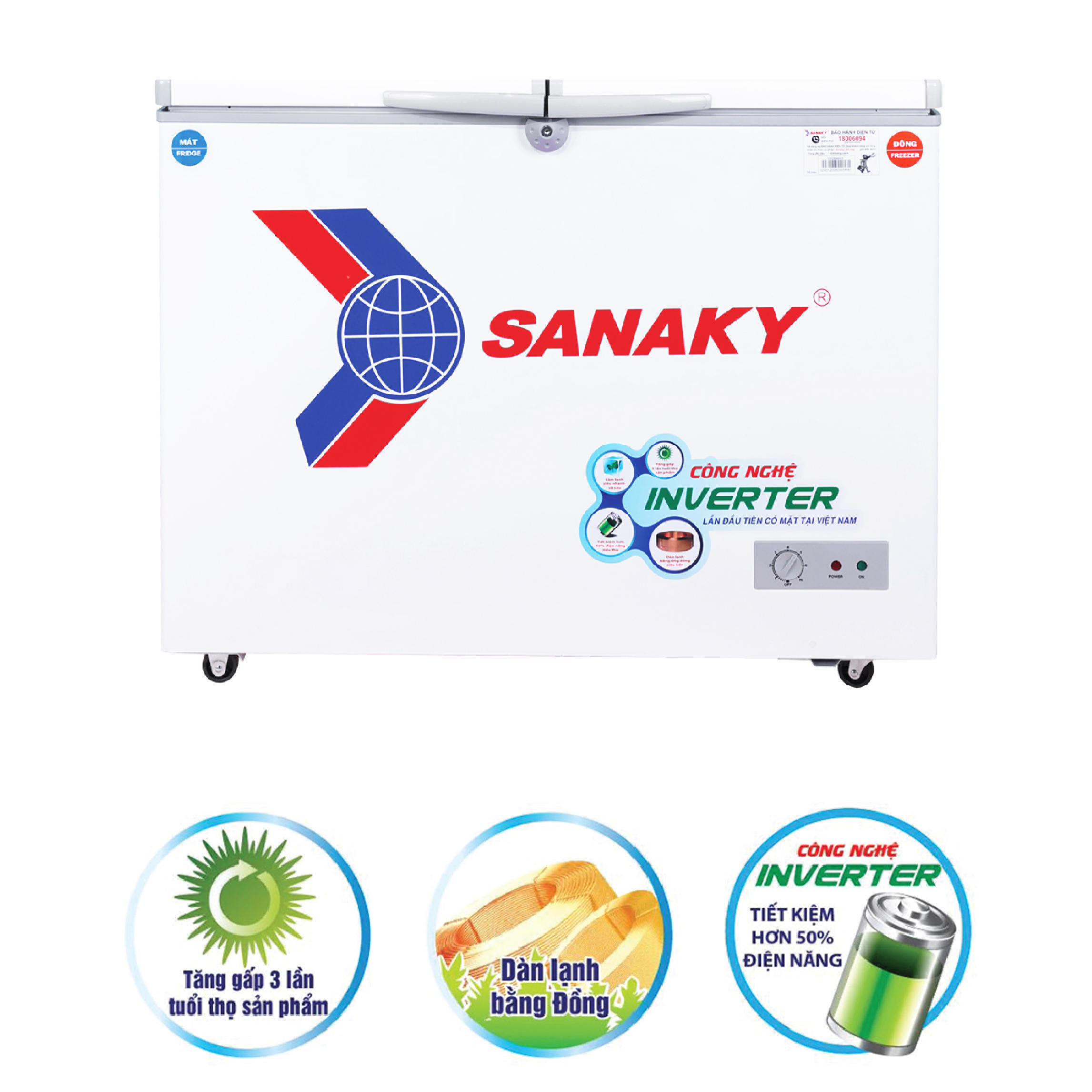 Tủ Mát Sanaky VH-408KL