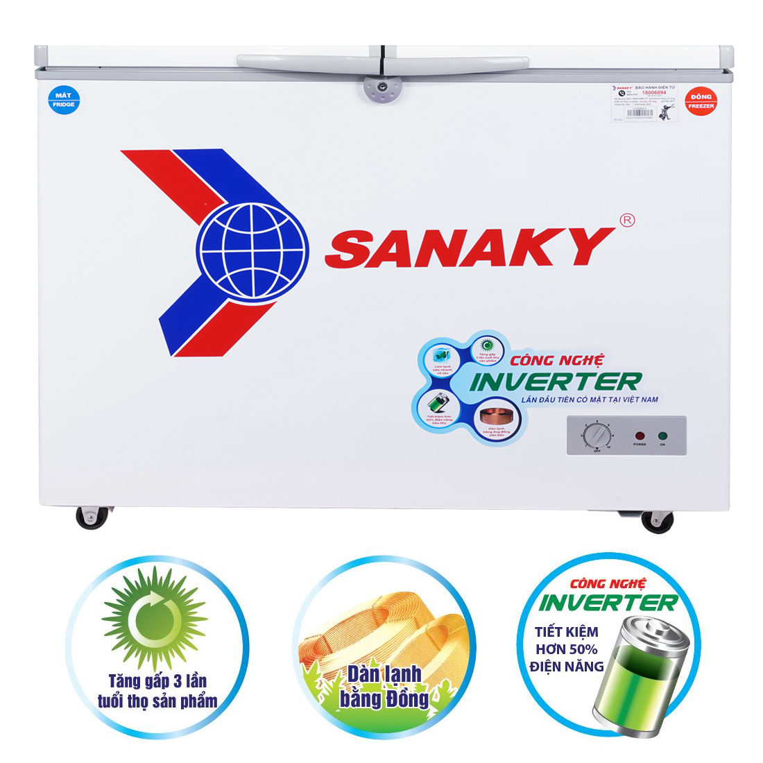 Tủ Mát Sanaky VH-408KL