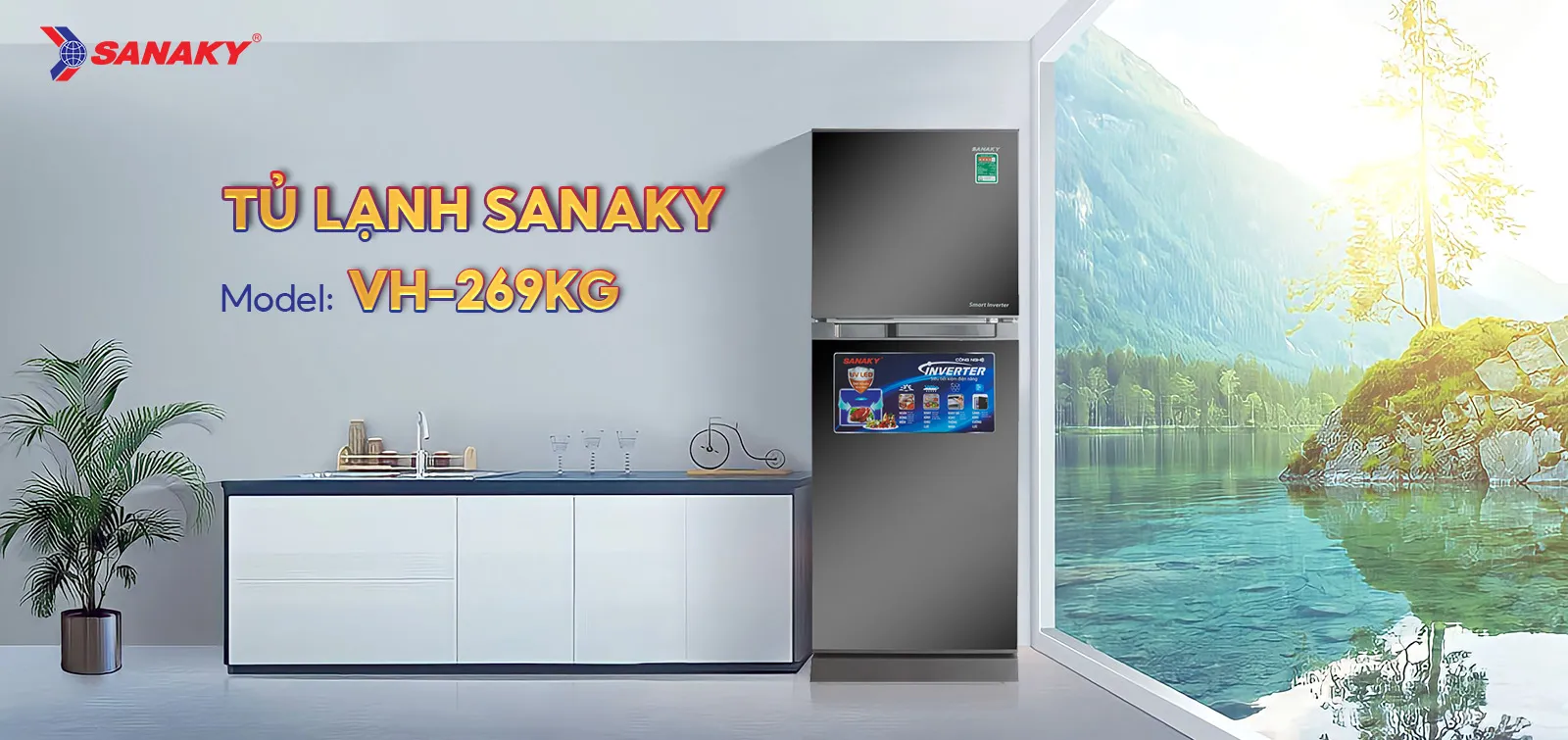 Tủ lạnh Sanaky VH-269KG