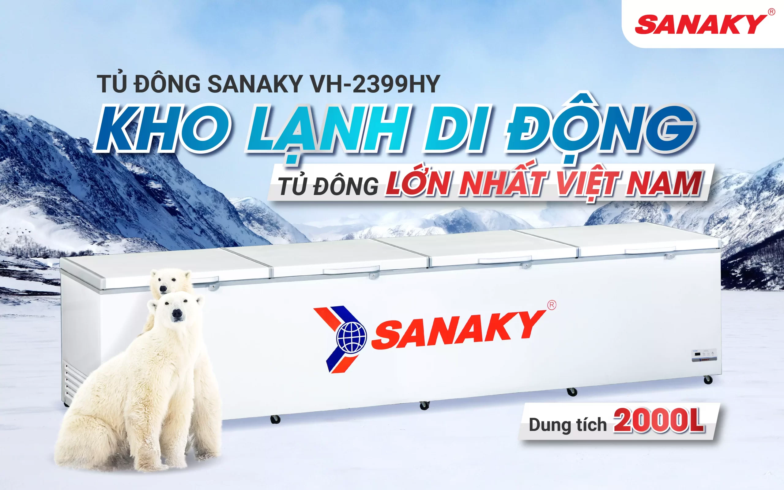 Tủ đông Sanaky VH-2399HY