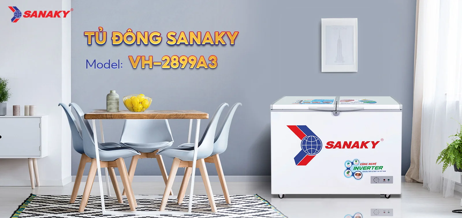 Tủ Đông Sanaky VH-225W2