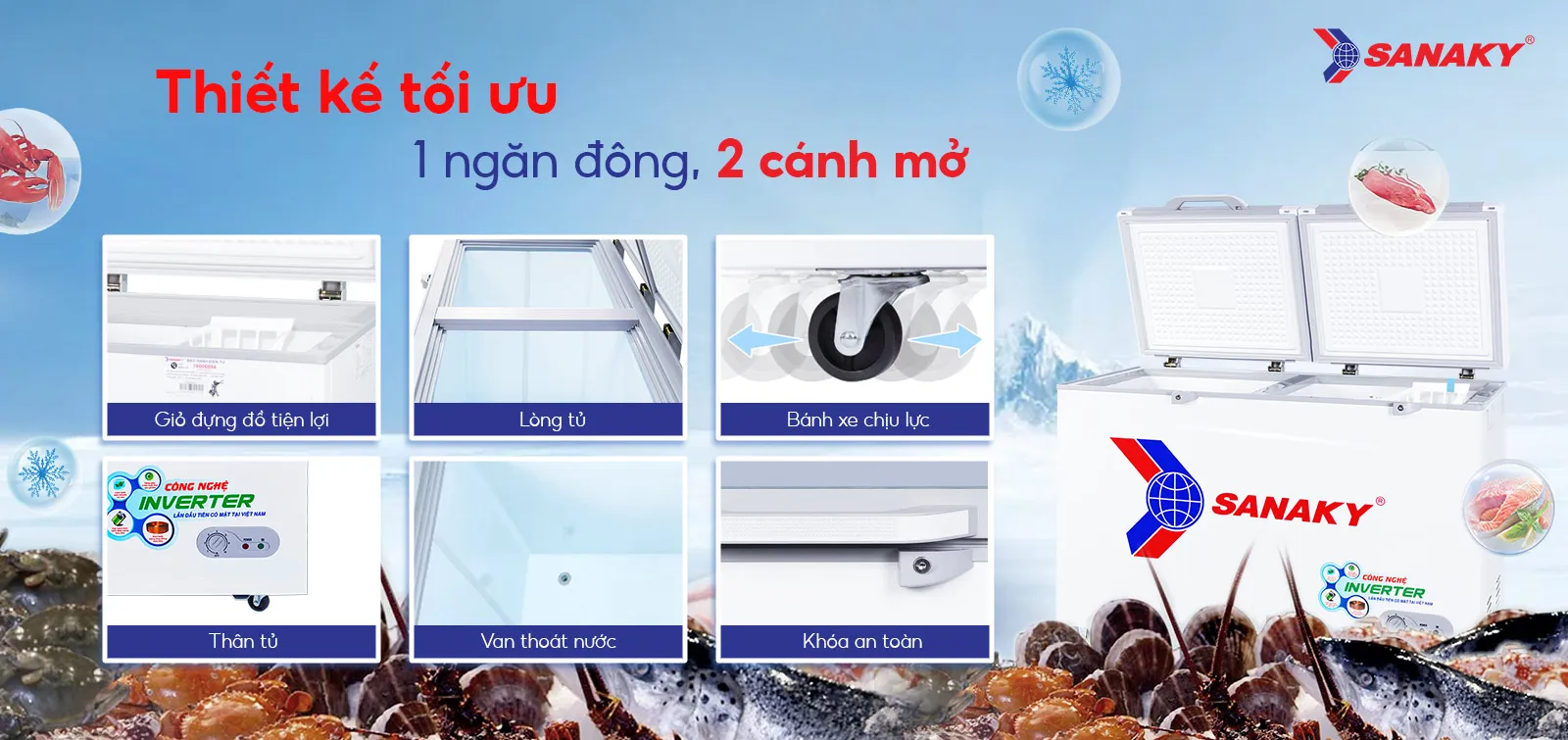 Tủ Đông Sanaky VH-3699A4K