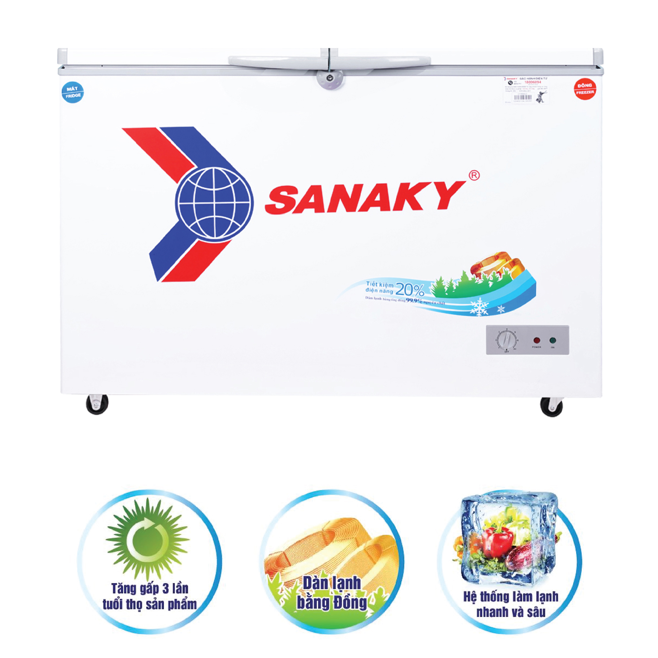Tủ Đông Sanaky VH-4099W1